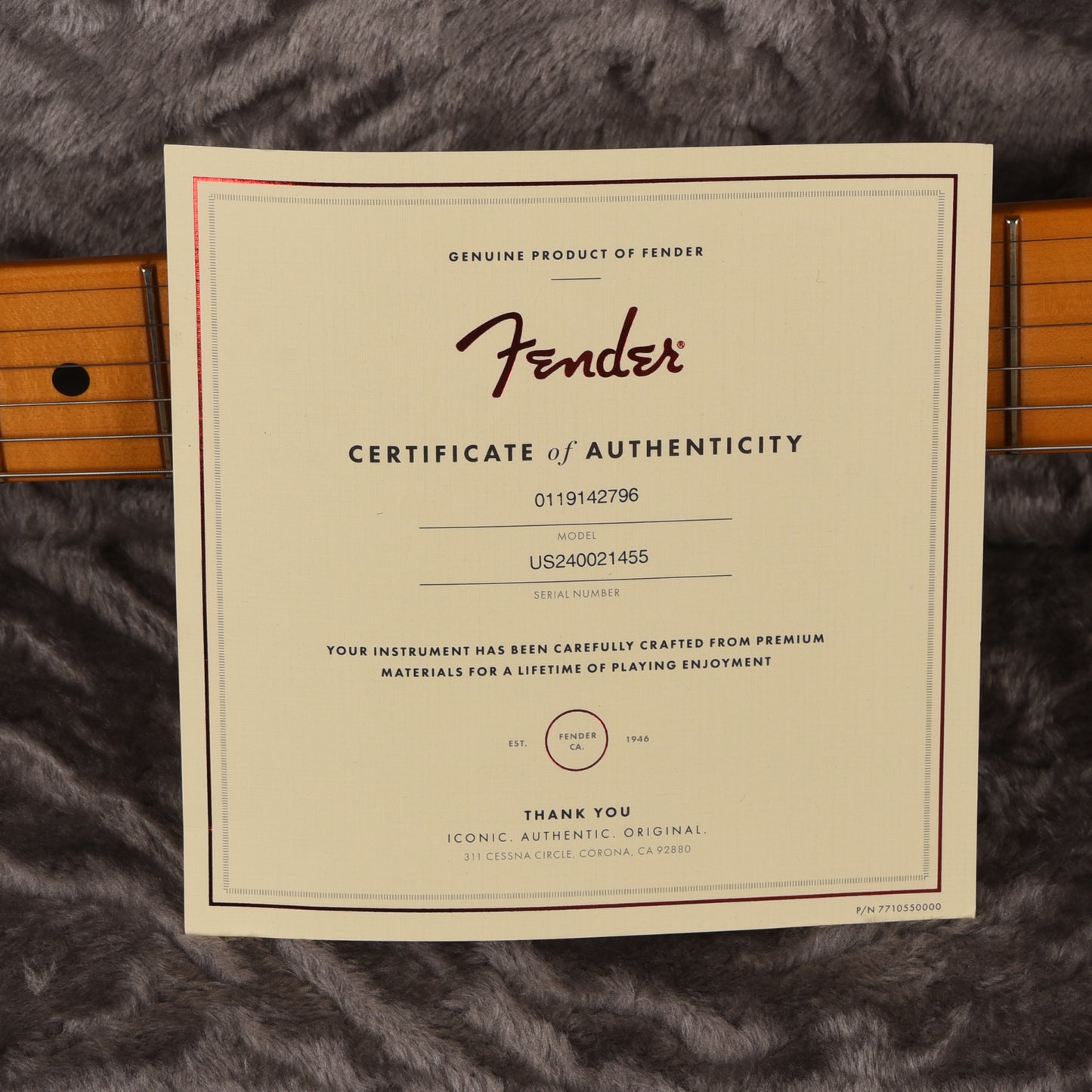 Fender American Ultra II Stratocaster Avalanche