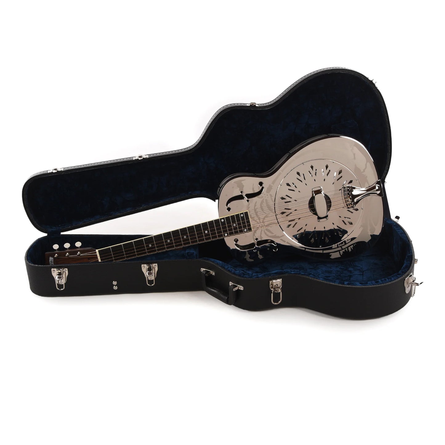 National Style O Single Cone Brass Bright Nickel 14-Fret