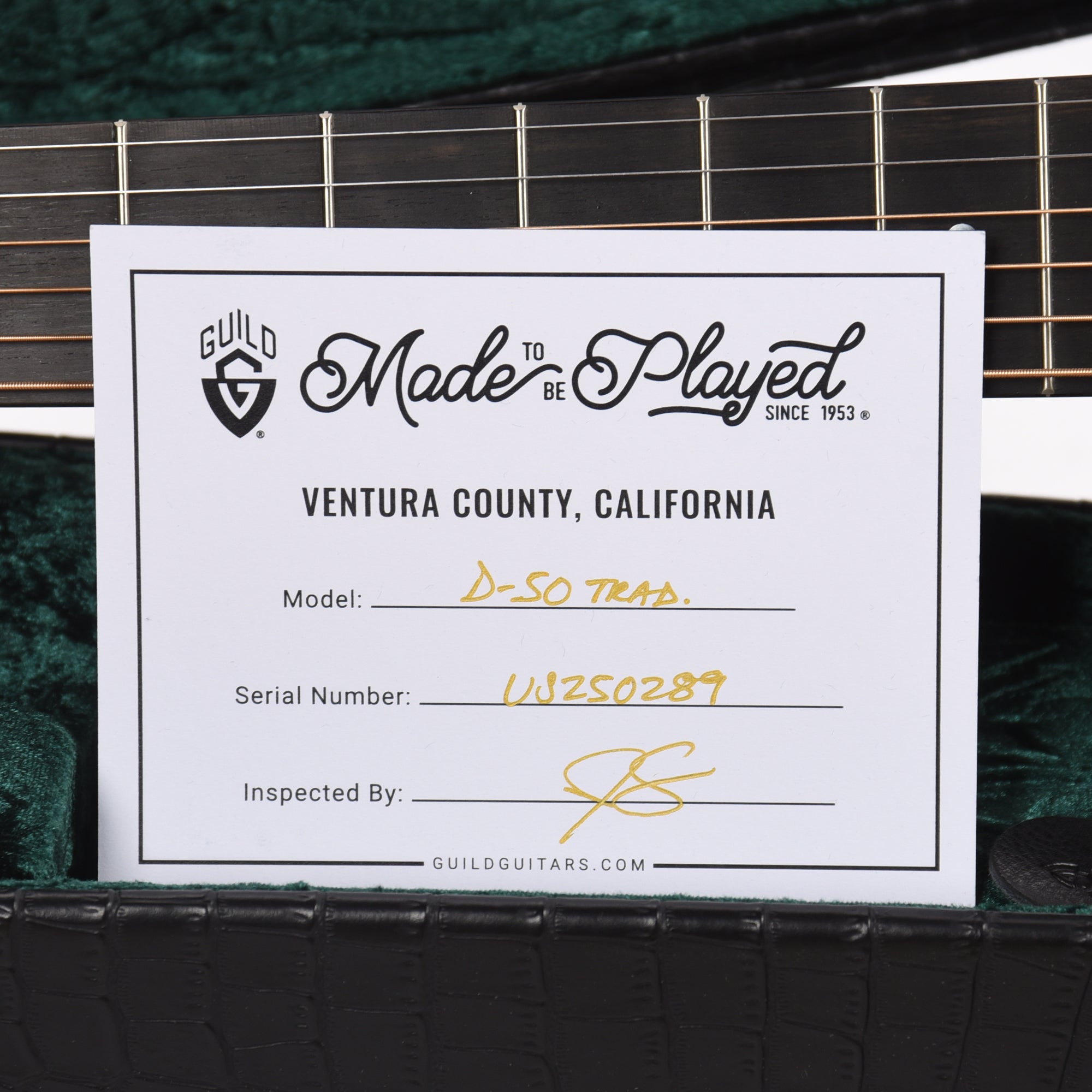 Guild Limited Edition D-50 Traditional Herringbone Natural Spruce/Rosewood