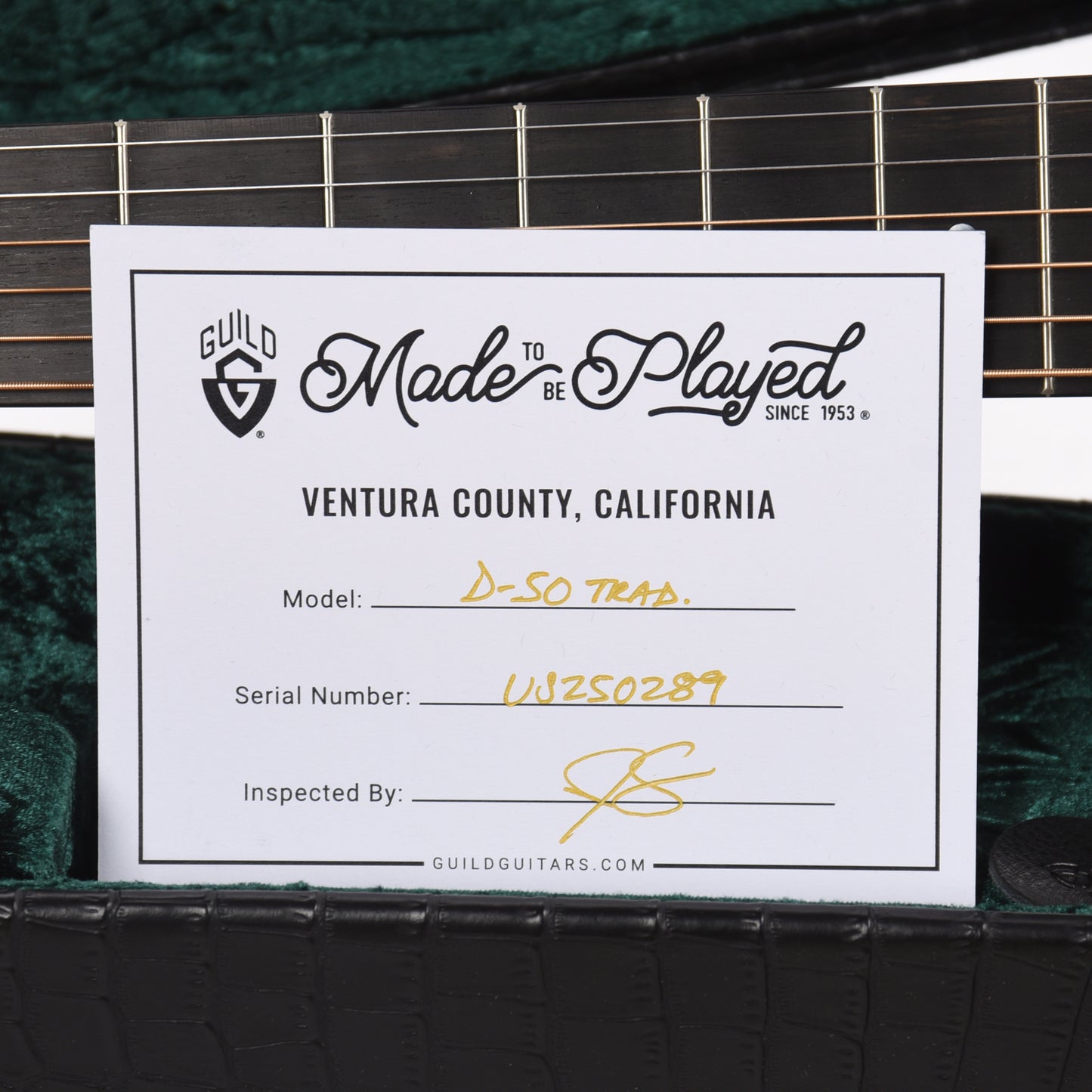 Guild Limited Edition D-50 Traditional Herringbone Natural Spruce/Rosewood