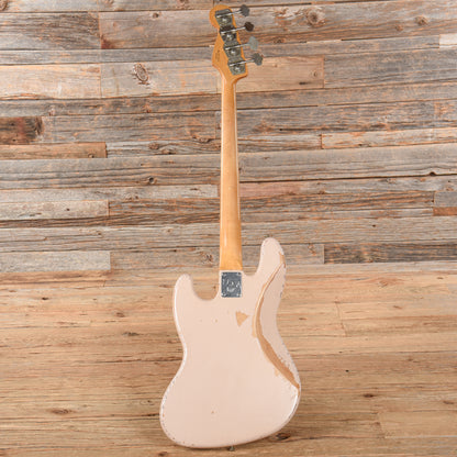 Fender Artist Series Flea Signature Road Worn Jazz Bass Shell Pink 2016