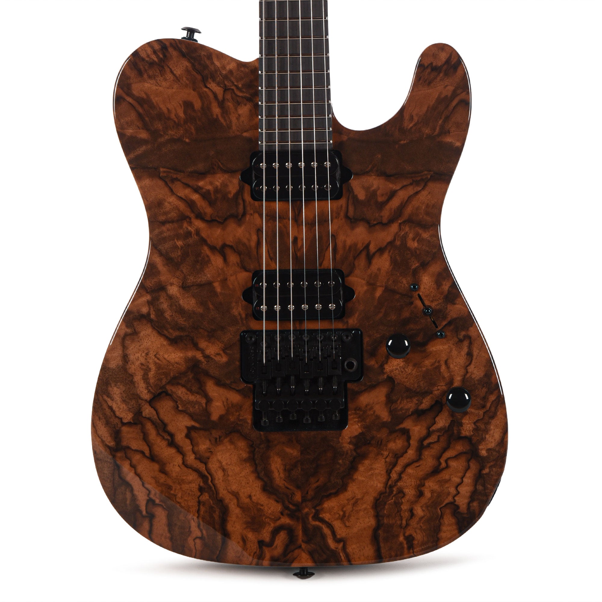 Suhr Custom Modern T Natural w/CME-Selected Figured Walnut Top