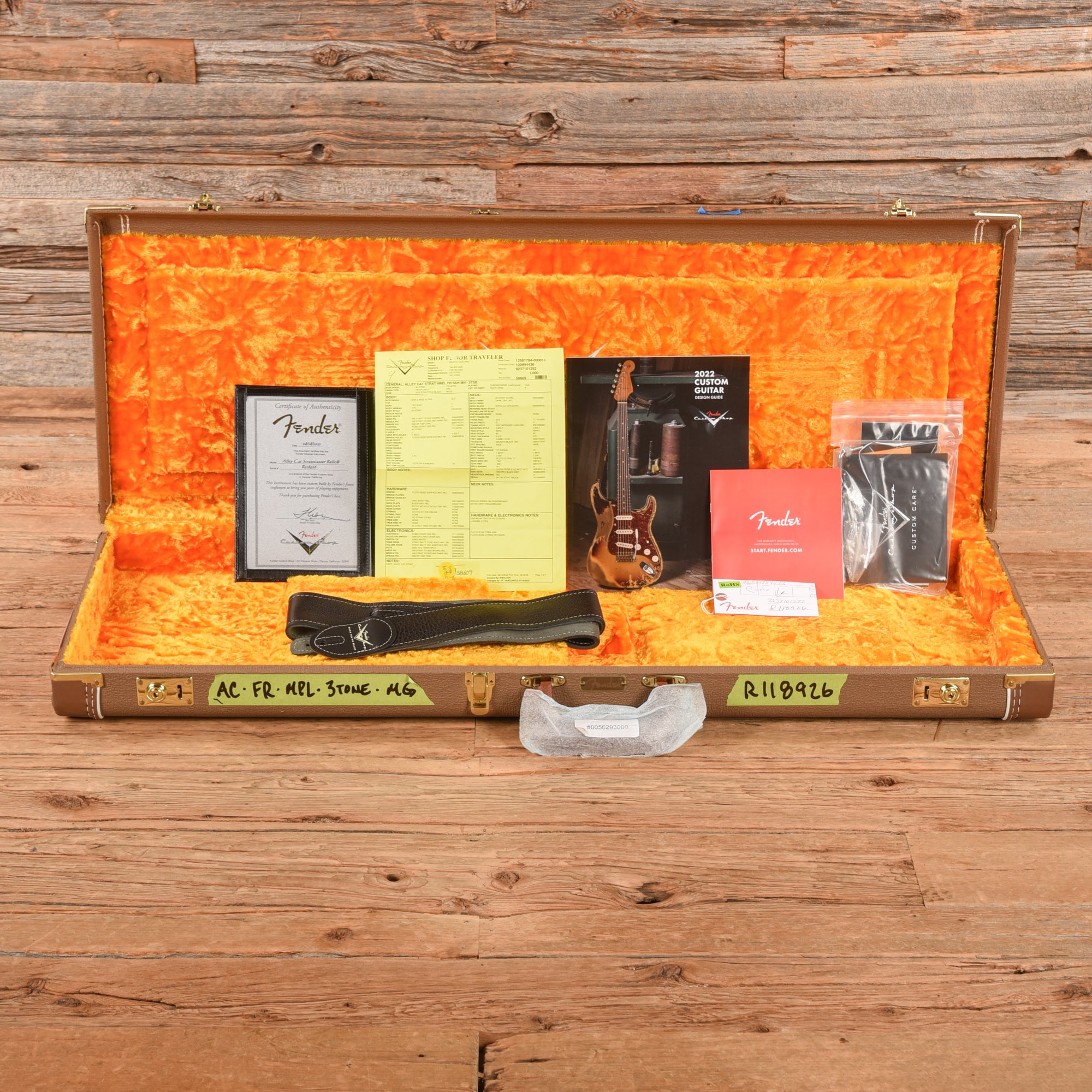 Fender Custom Shop Alley Cat Stratocaster Relic Sunburst 2022