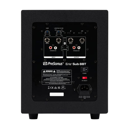 PreSonus Eris Sub 8BT Compact 8" Active Studio Subwoofer w/ Bluetooth