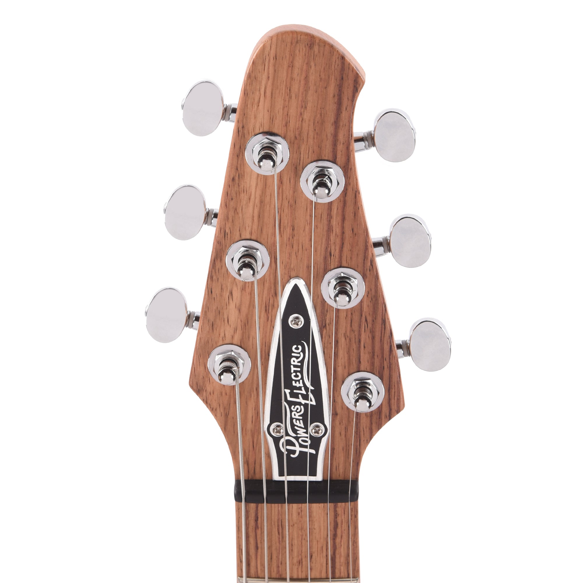 Powers Electric A-Type Dolomite Silver w/FF42 Engine Turned Pickups