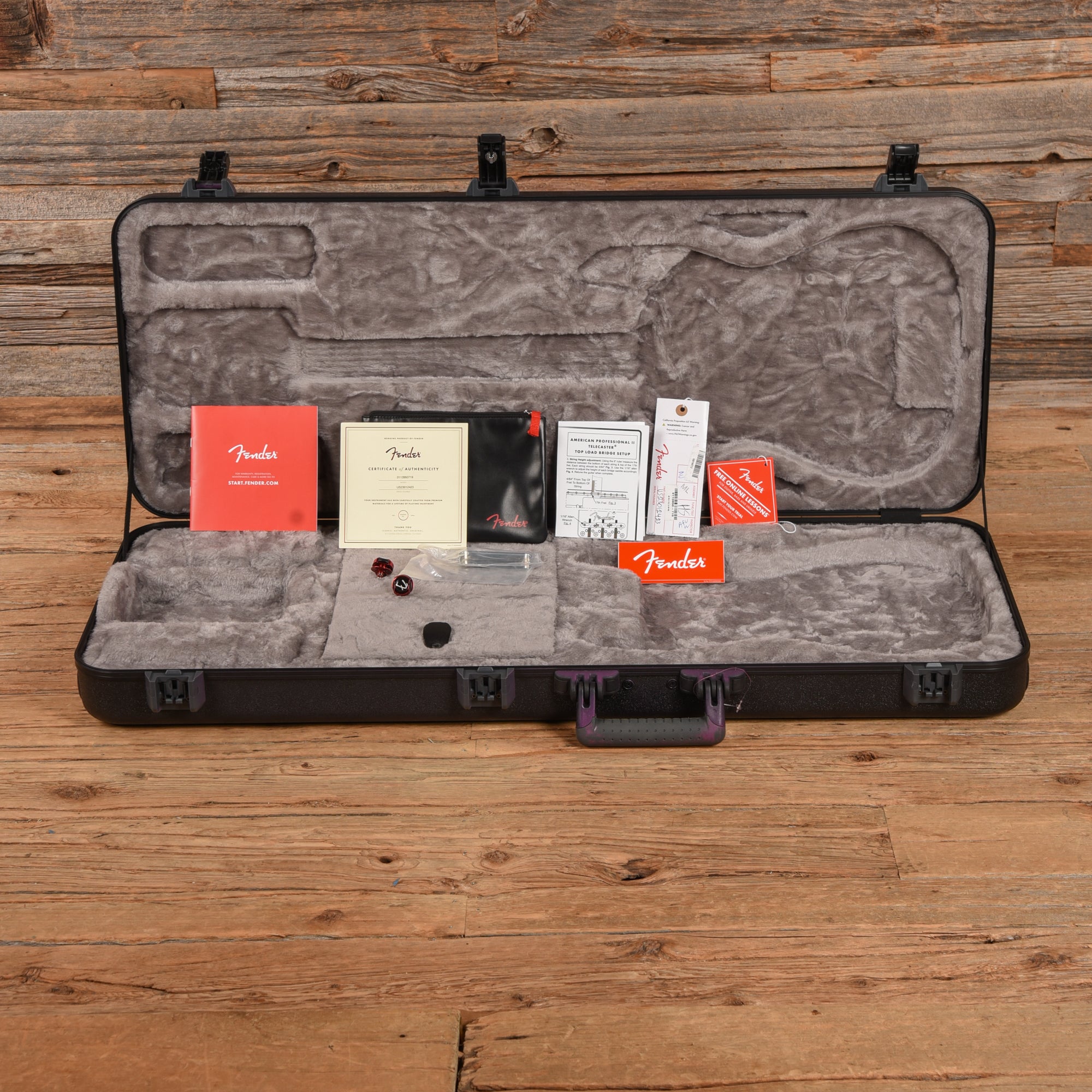 Fender American Professional II Telecaster Miami Blue 2023 LEFTY