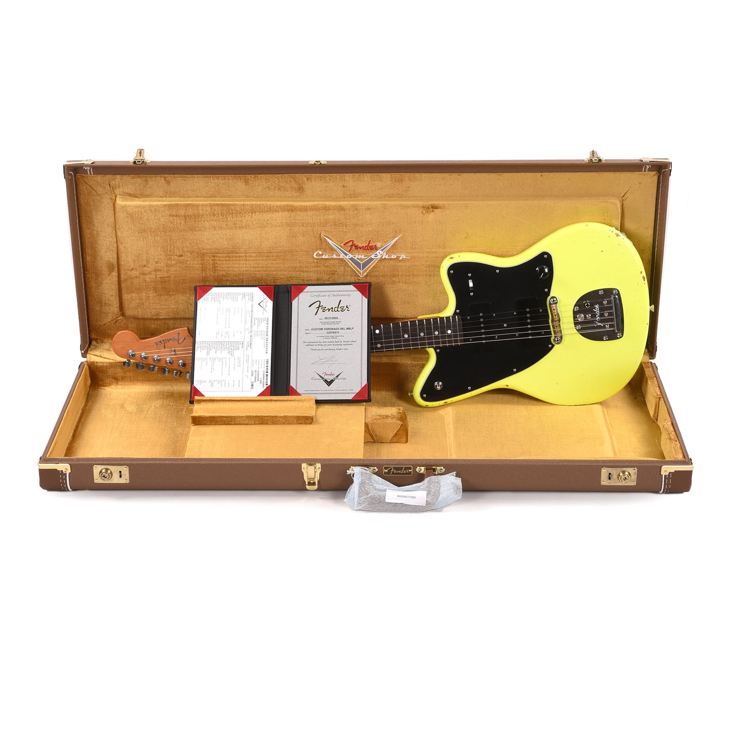 Fender Custom Shop Toronado Relic Fluorescent Yellow Master Built by Levi Perry