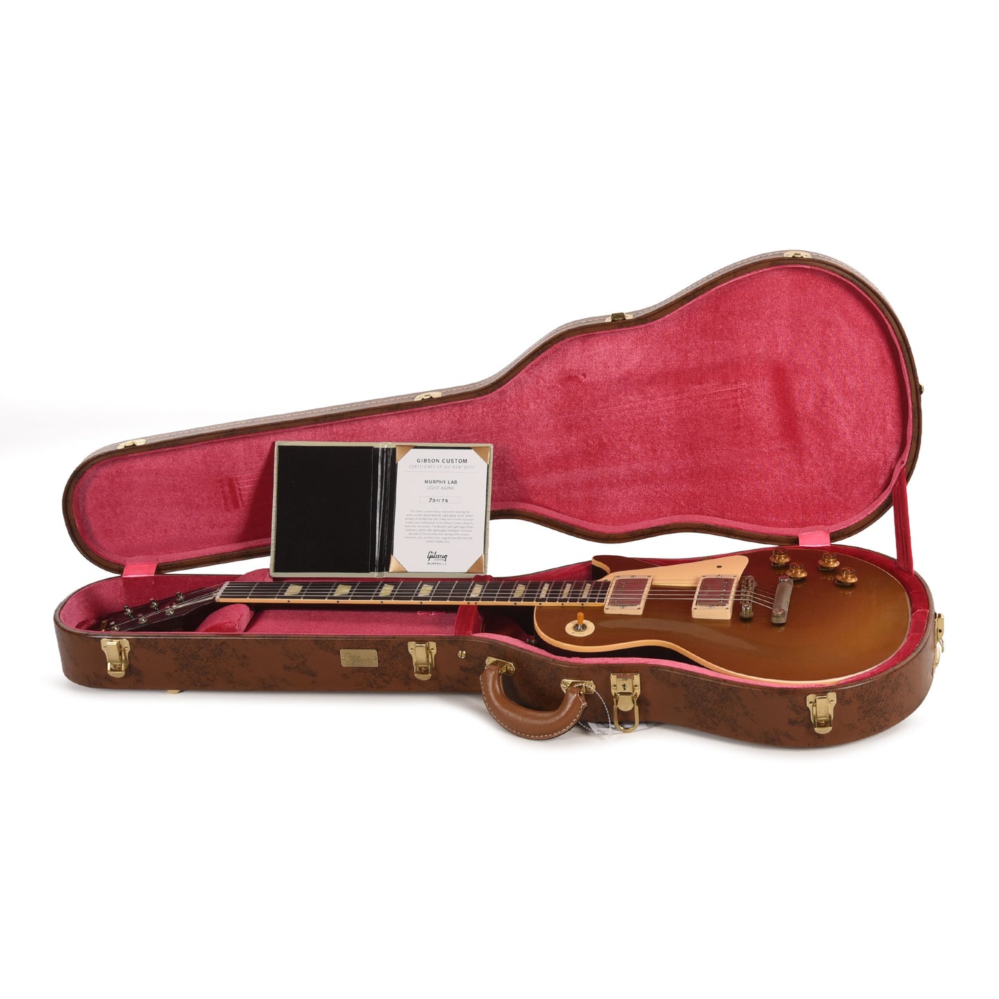 Gibson Custom Shop Murphy Lab 1957 Les Paul Goldtop Darkback Reissue Double Gold Light Aged