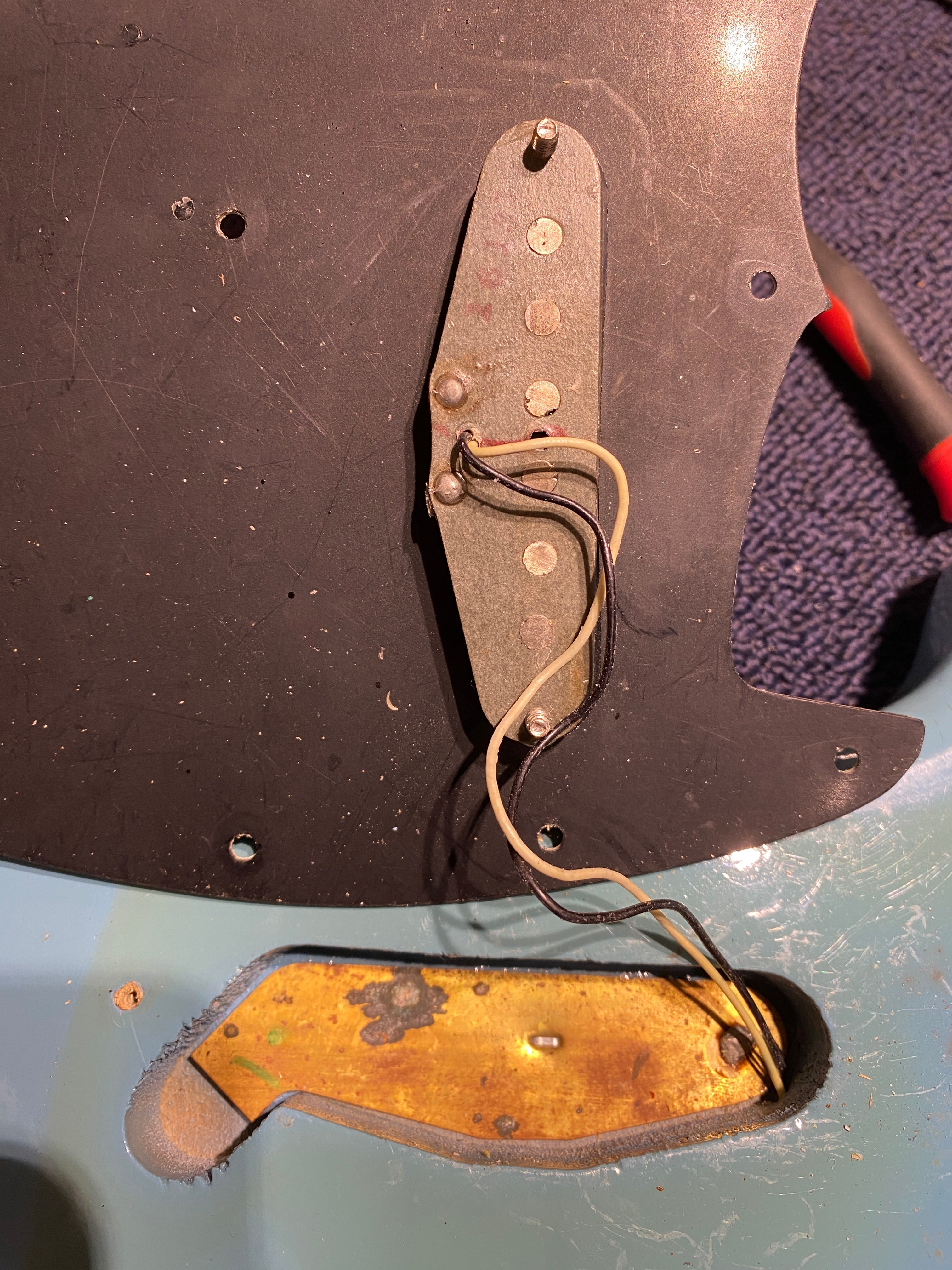 Fender Musicmaster Blue 1974