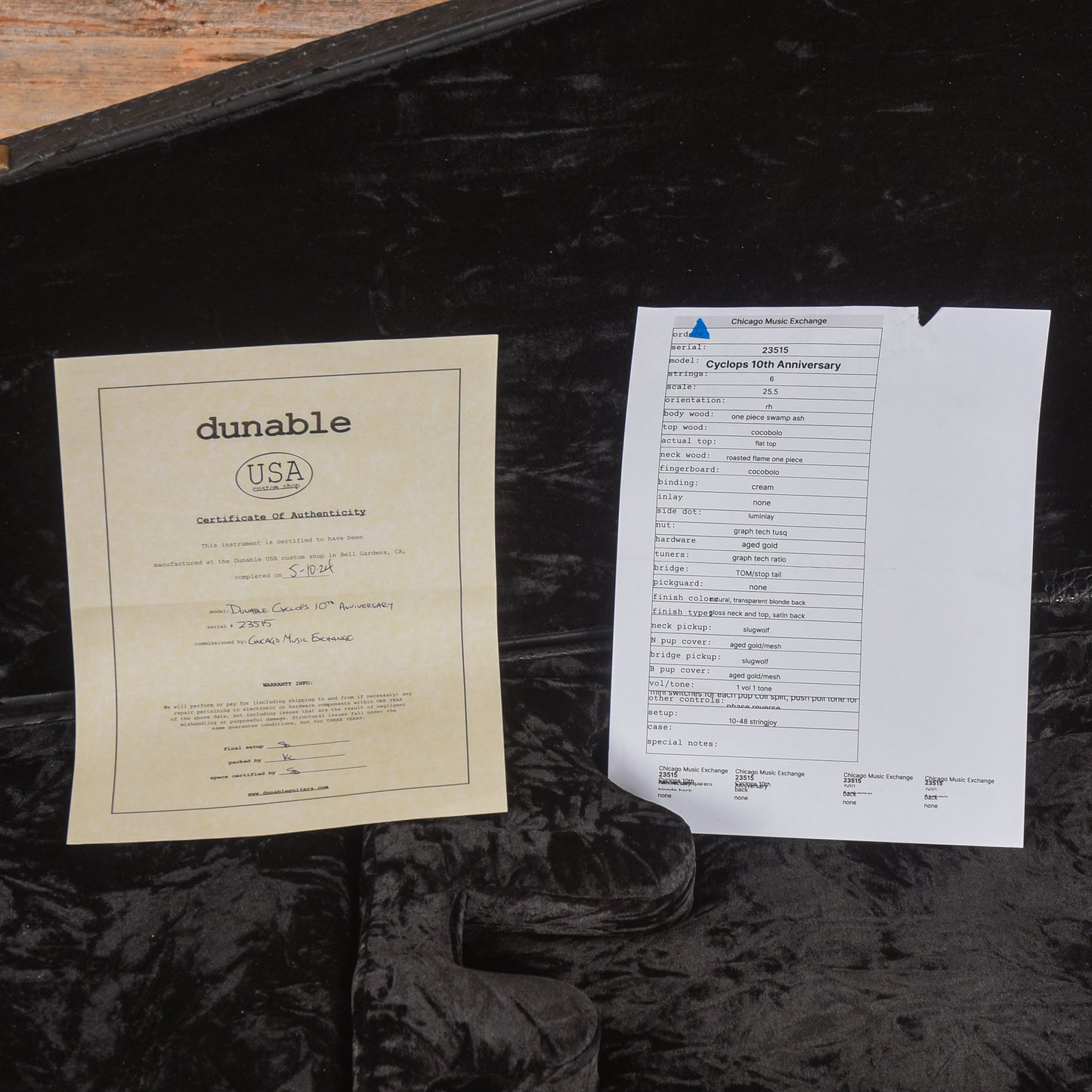 Dunable USA 10th Anniversary Cyclops Cocobolo Natural