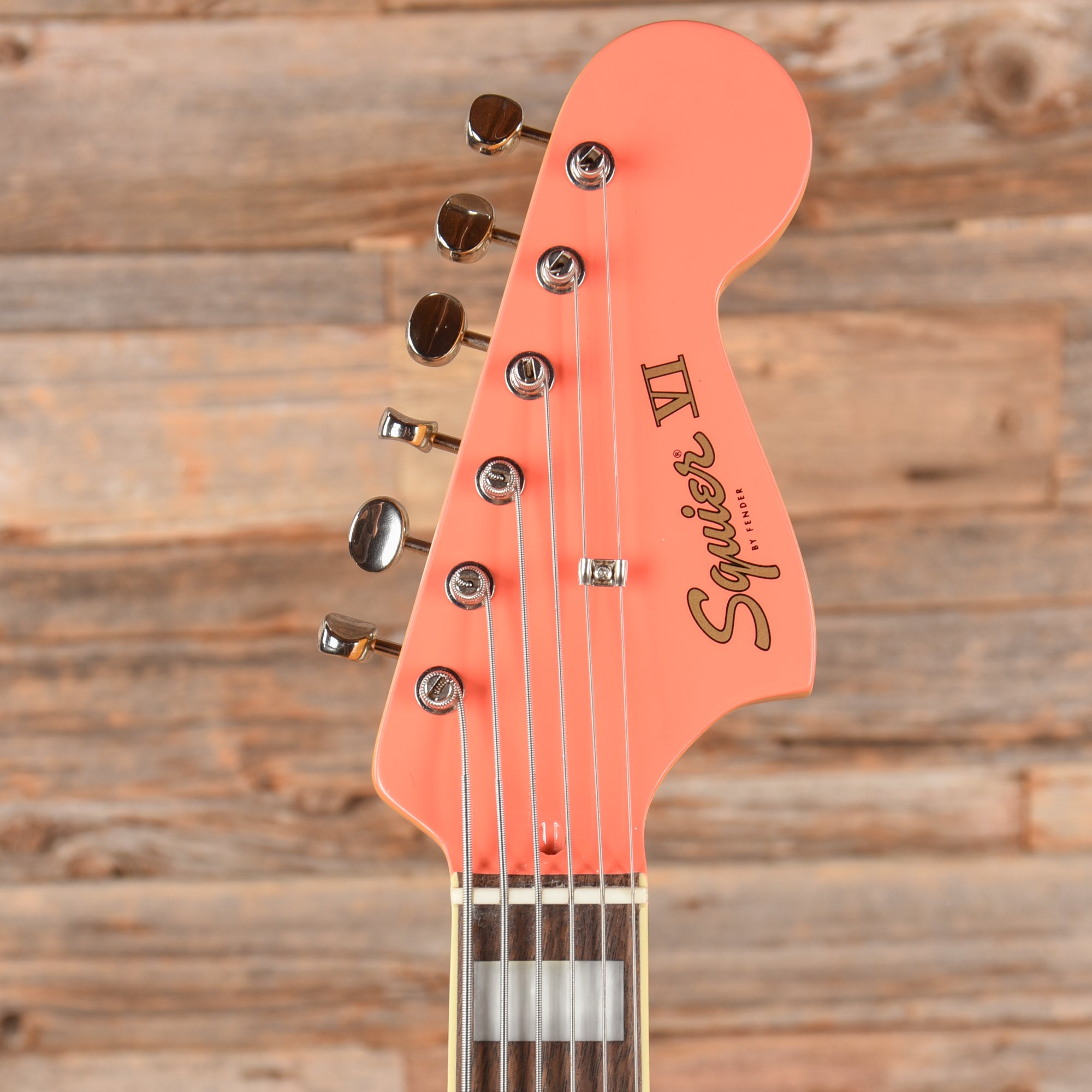 Squier Classic Vibe Bass VI Tahitian Coral