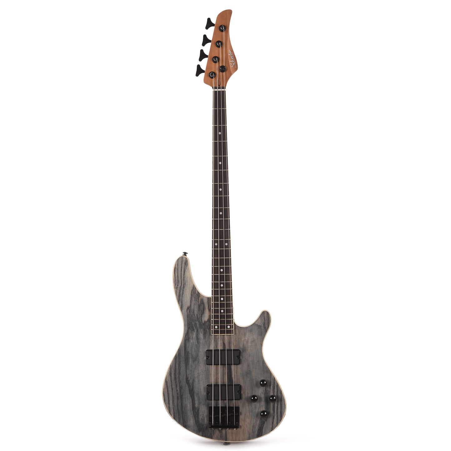 Schecter C-4 Standard Bass Guitar Charcoal Satin