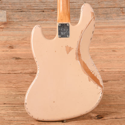 Fender Flea Artist Series Road Worn Signature Jazz Bass Shell Pink 2016