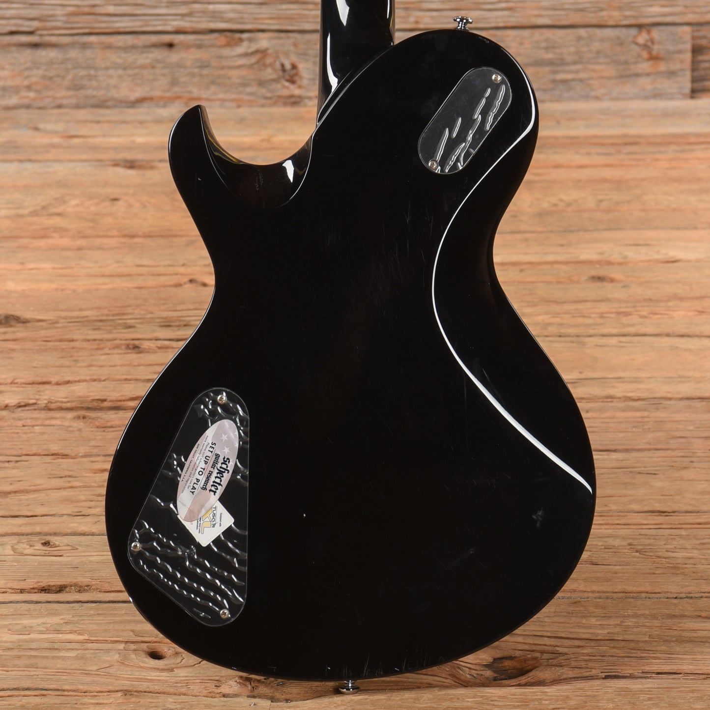 Schecter Solo-6B Blue Sparkle 2017