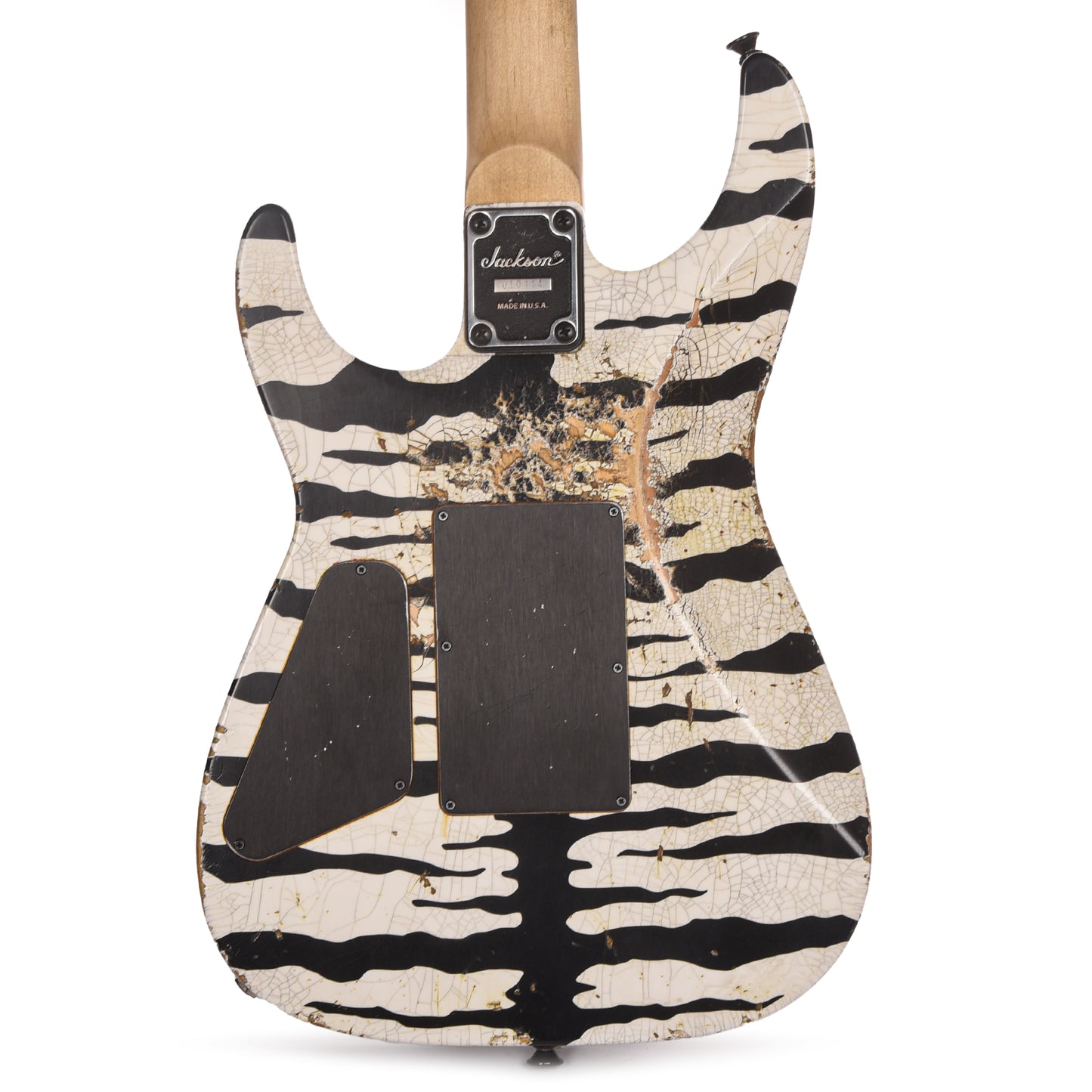 Jackson Custom Shop Dinky 2H FR Nitro Relic Tour Snow White Bengal Tiger