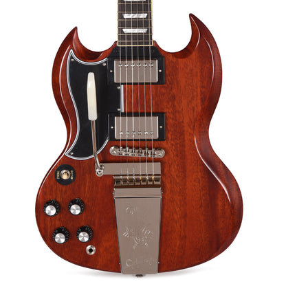 Epiphone Inspired by Gibson Custom 1964 SG Standard Reissue LEFTY Cherry Red w/Maestro Vibrola