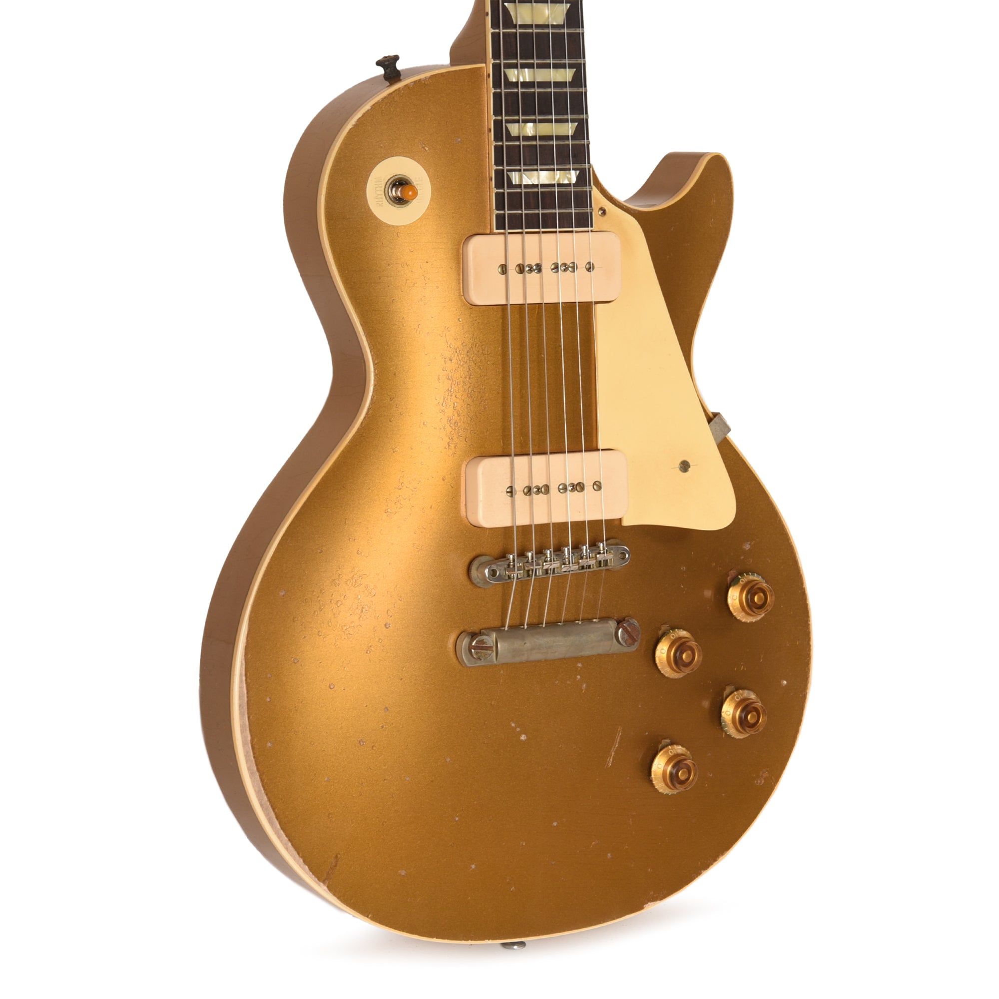 Gibson Custom Shop 1956 Les Paul Goldtop Reissue Double Gold All Over Ultralight Back Murphy Lab Heavy Aged