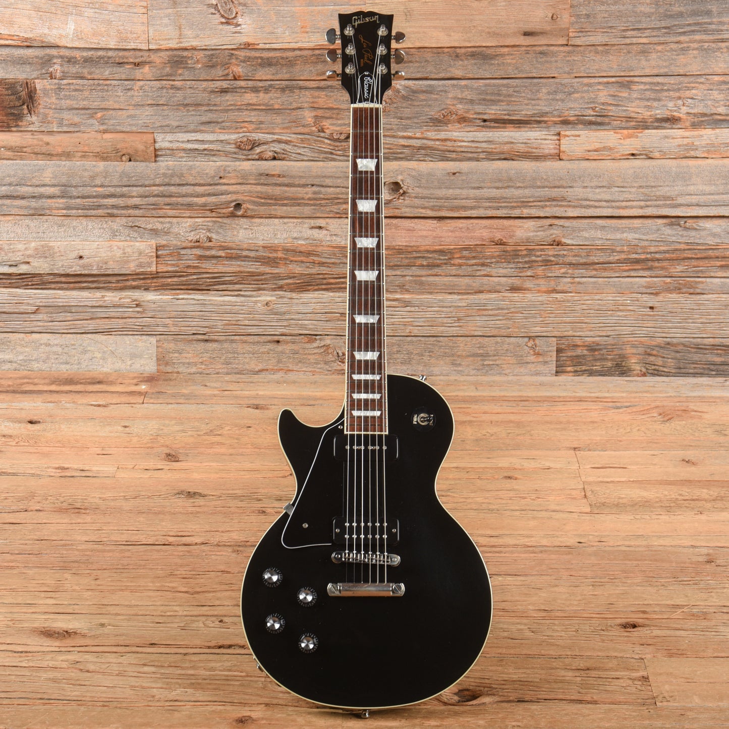 Gibson Les Paul Classic P90 Black 2018 LEFTY