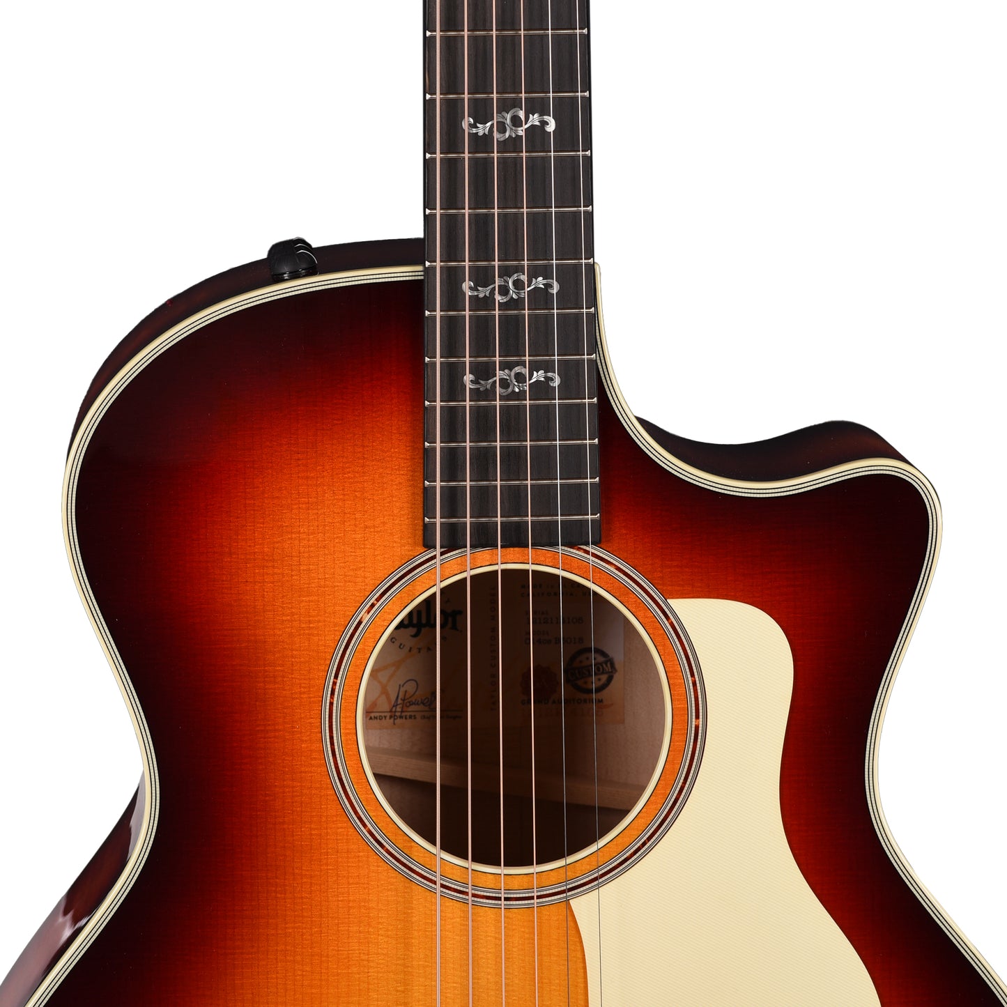 Taylor Custom "The Catch" #18 NAMM 2025 Grand Auditorium Lutz Spruce/Maple Desert Dawn ES2