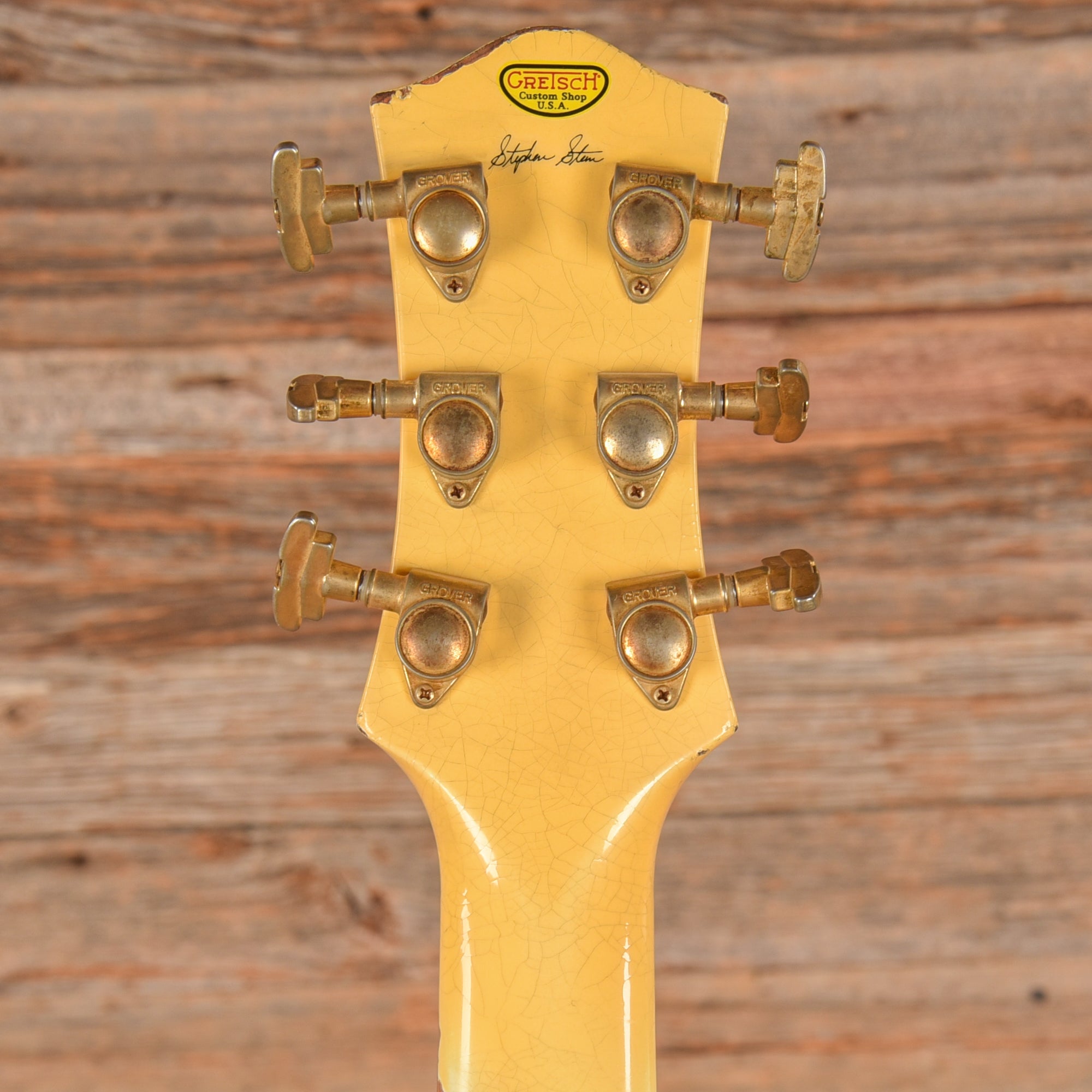 Gretsch Custom Shop Stephen Stern Masterbuilt Caddy Bo Relic White 2023