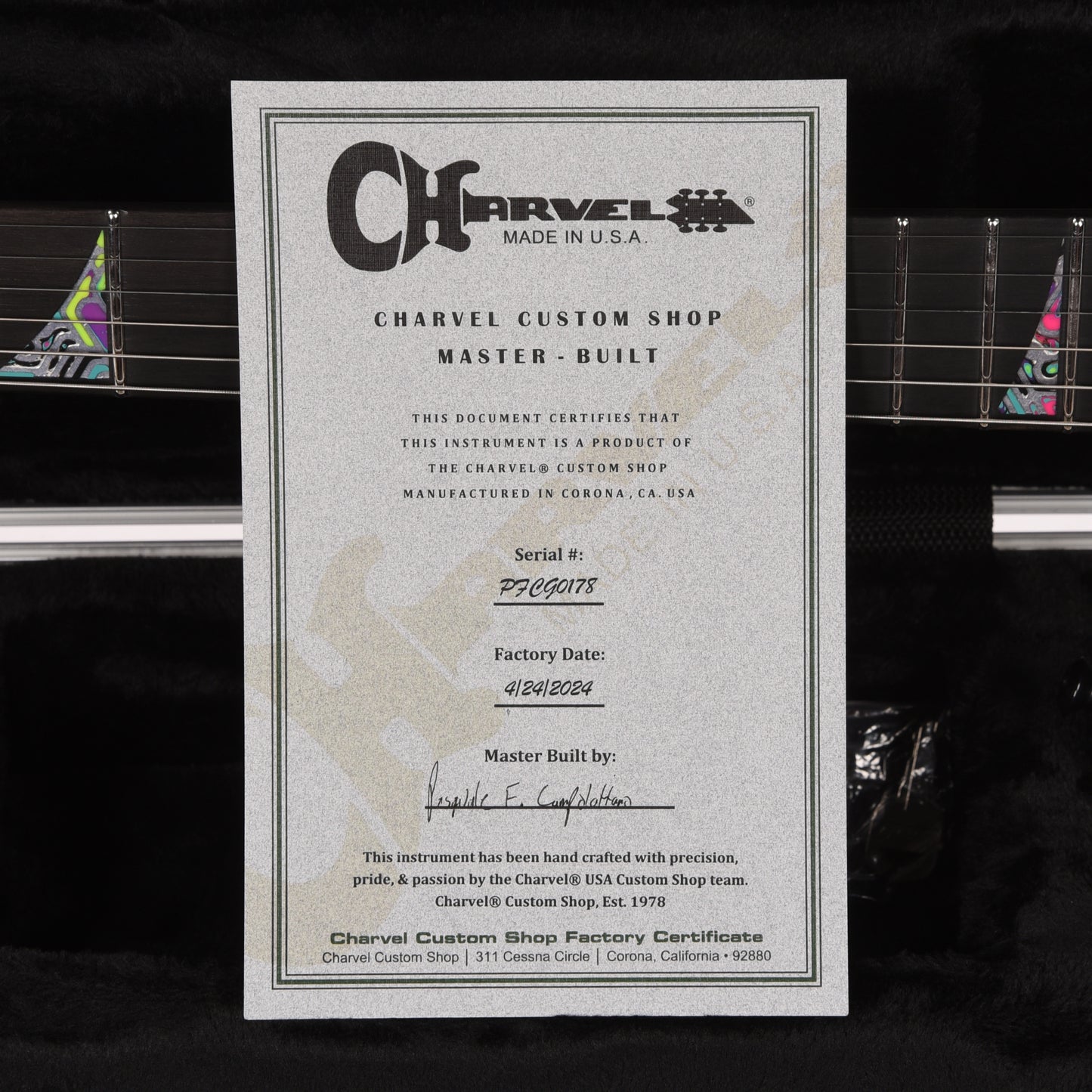 Charvel Custom Shop Dinky Kaotic Resin Master Built by Pasquale Campolattano