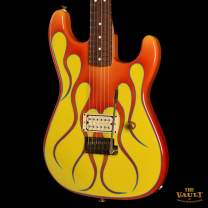 Charvel San Dimas S-Style Grover Jackson Custom Paint Job by Dan Lawrence 1980s