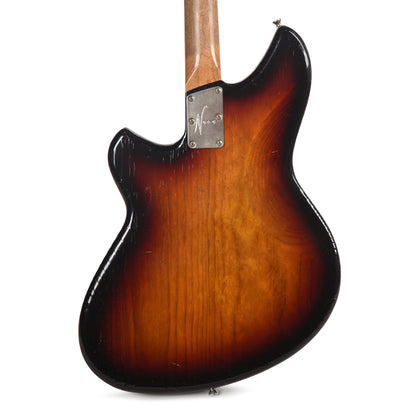 Novo Ivorus Bass 3-Tone Burst Light Distress