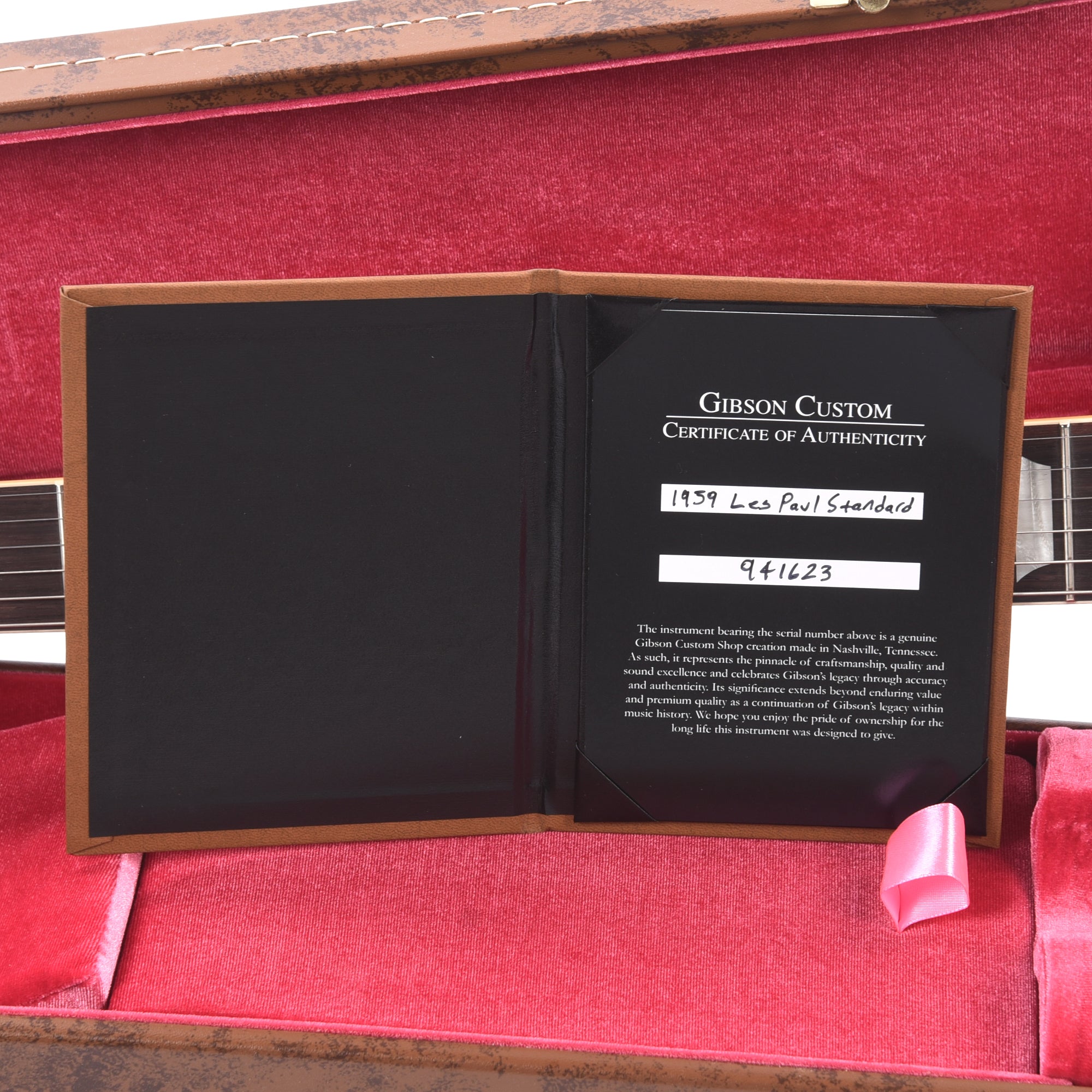 Gibson Custom Shop 1959 Les Paul Standard Reissue Iced Tea Burst VOS