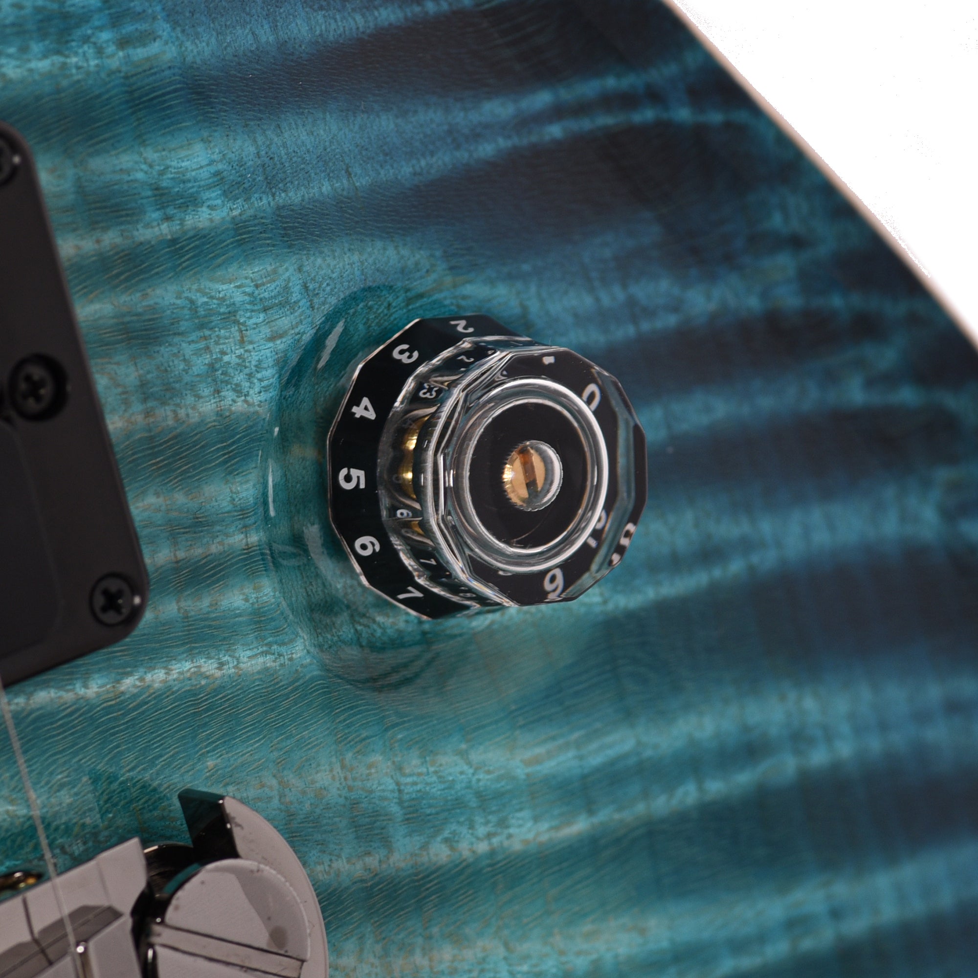 PRS Private Stock #11754 Custom 24 Stoptail Curly Maple/Swamp Ash Sub Zero Glow w/Rosewood Bats in Flight Inlay