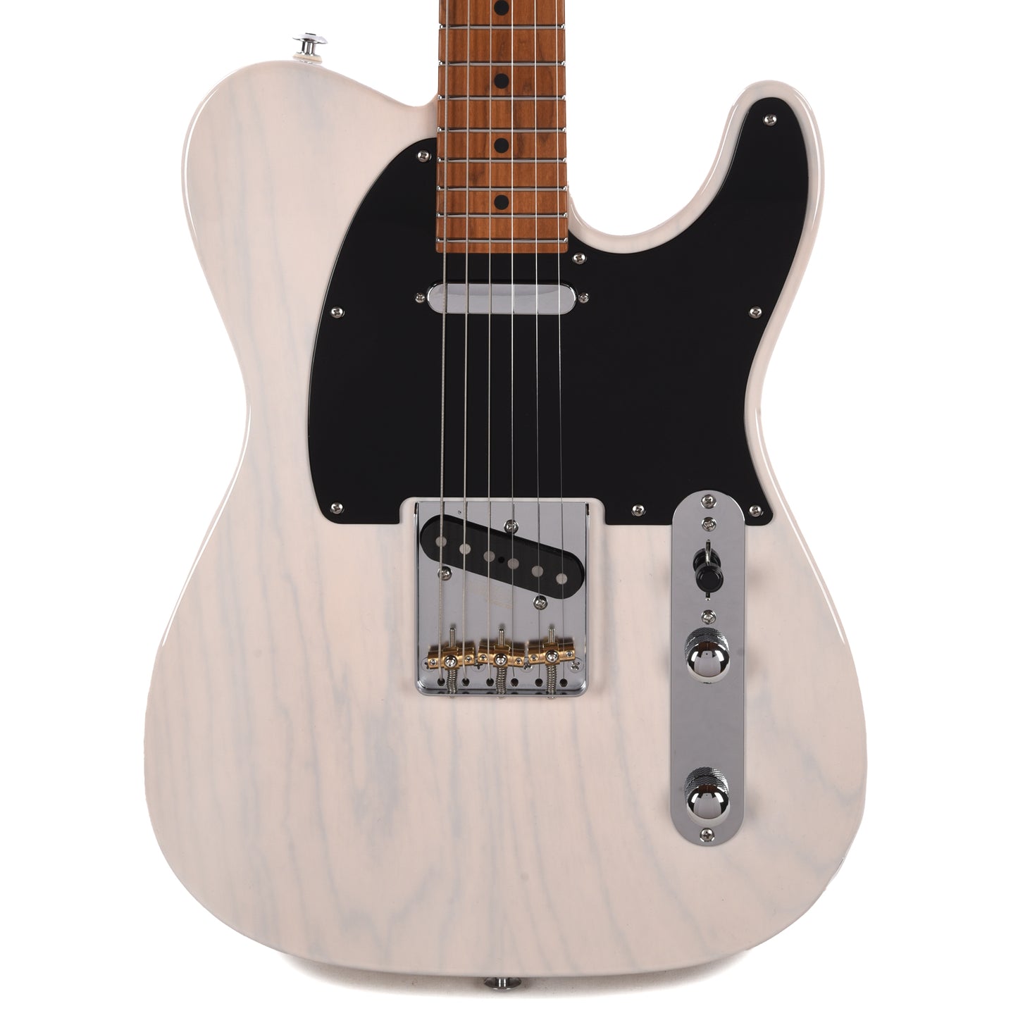 Suhr Custom Classic T Swamp Ash Trans White w/Roasted Maple Neck