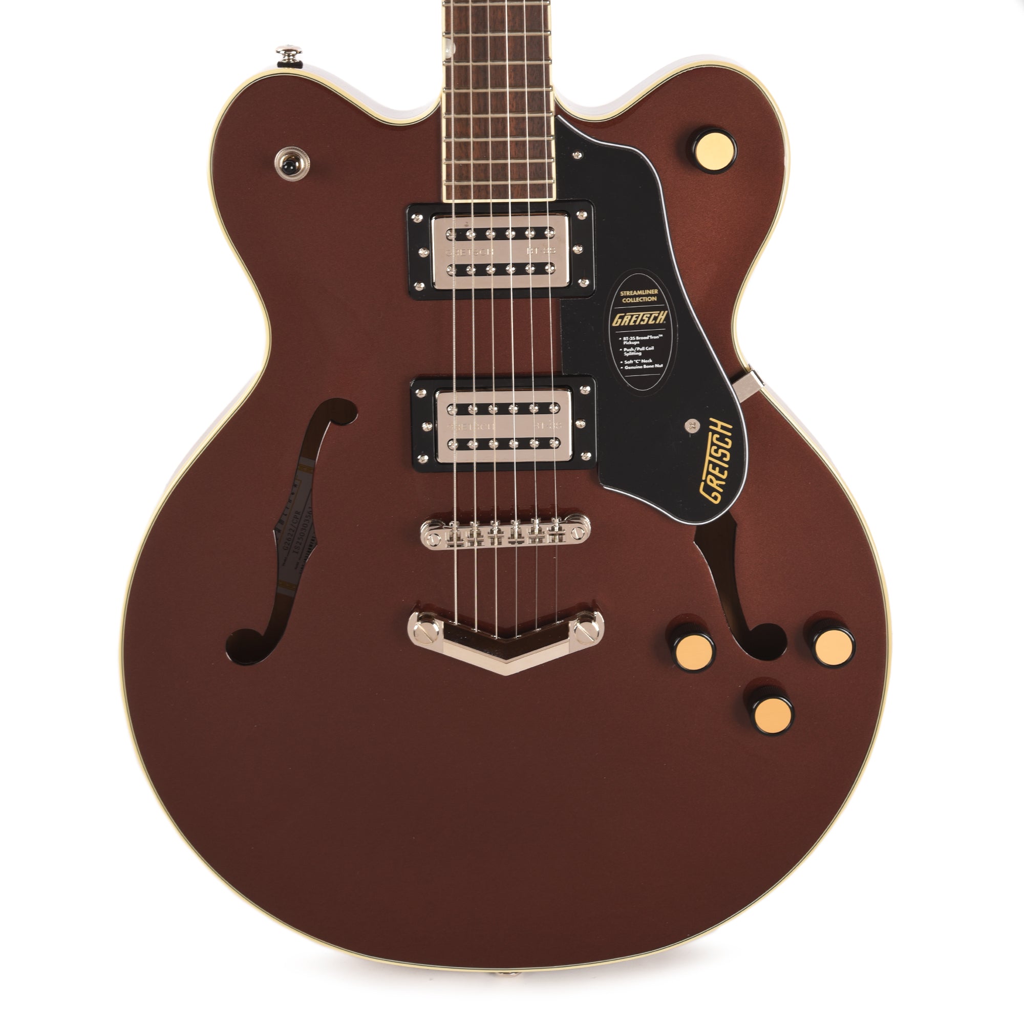 Gretsch Streamliner G2622 Center Block Double-Cut Copper Metallic w/V-Stoptail