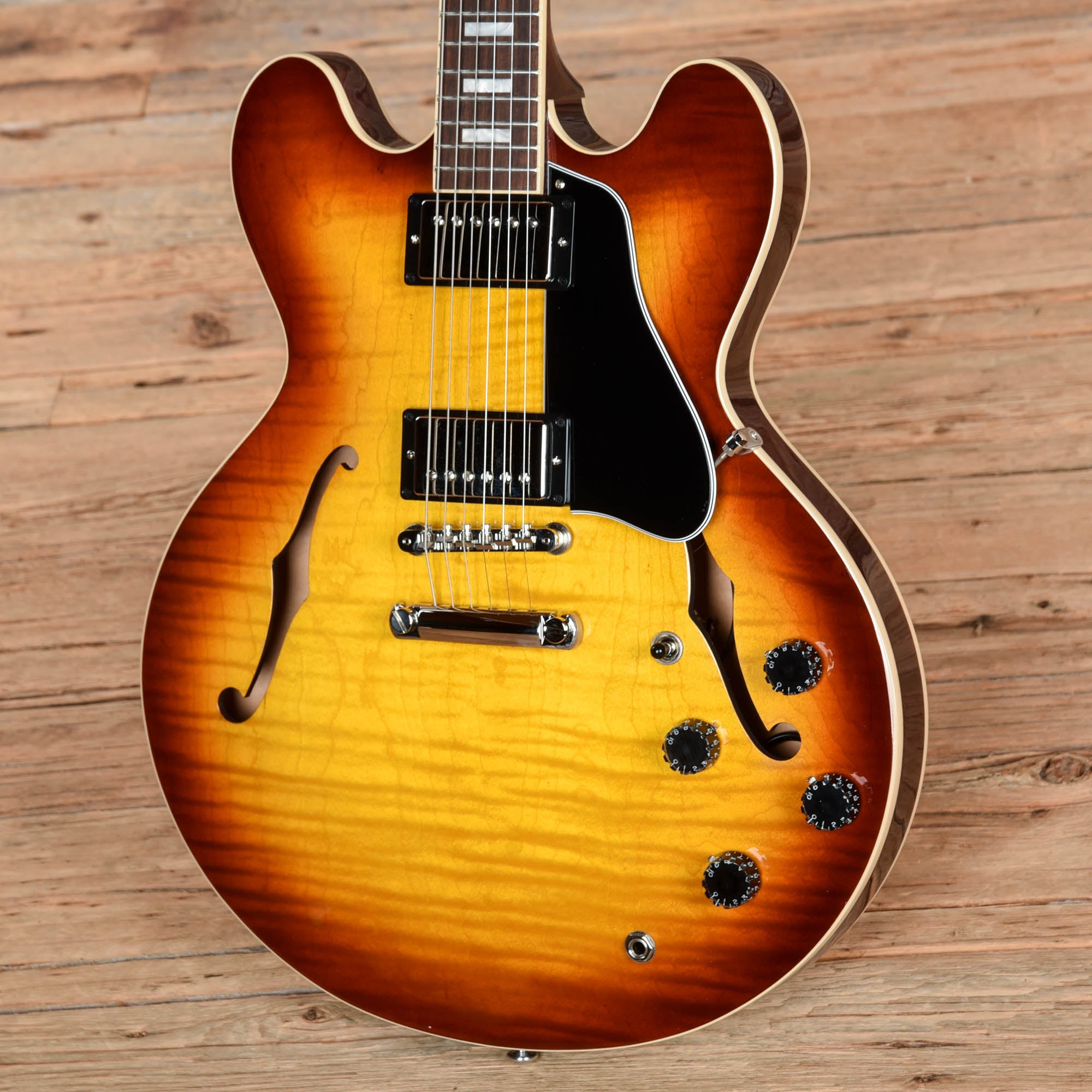 Gibson ES-335 Block Figured Tea Burst 2021