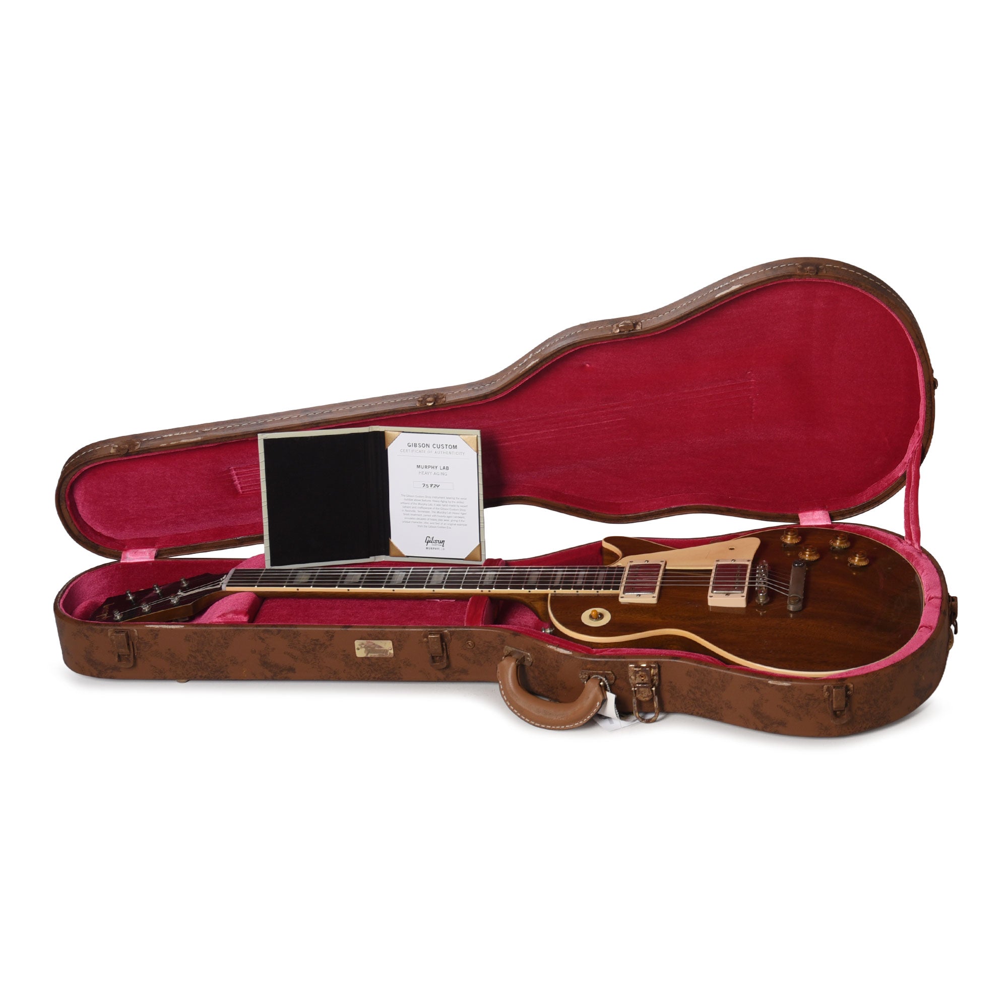 Gibson Custom Shop 1957 Les Paul Standard Mahogany Top Walnut Murphy Lab Heavy Aged