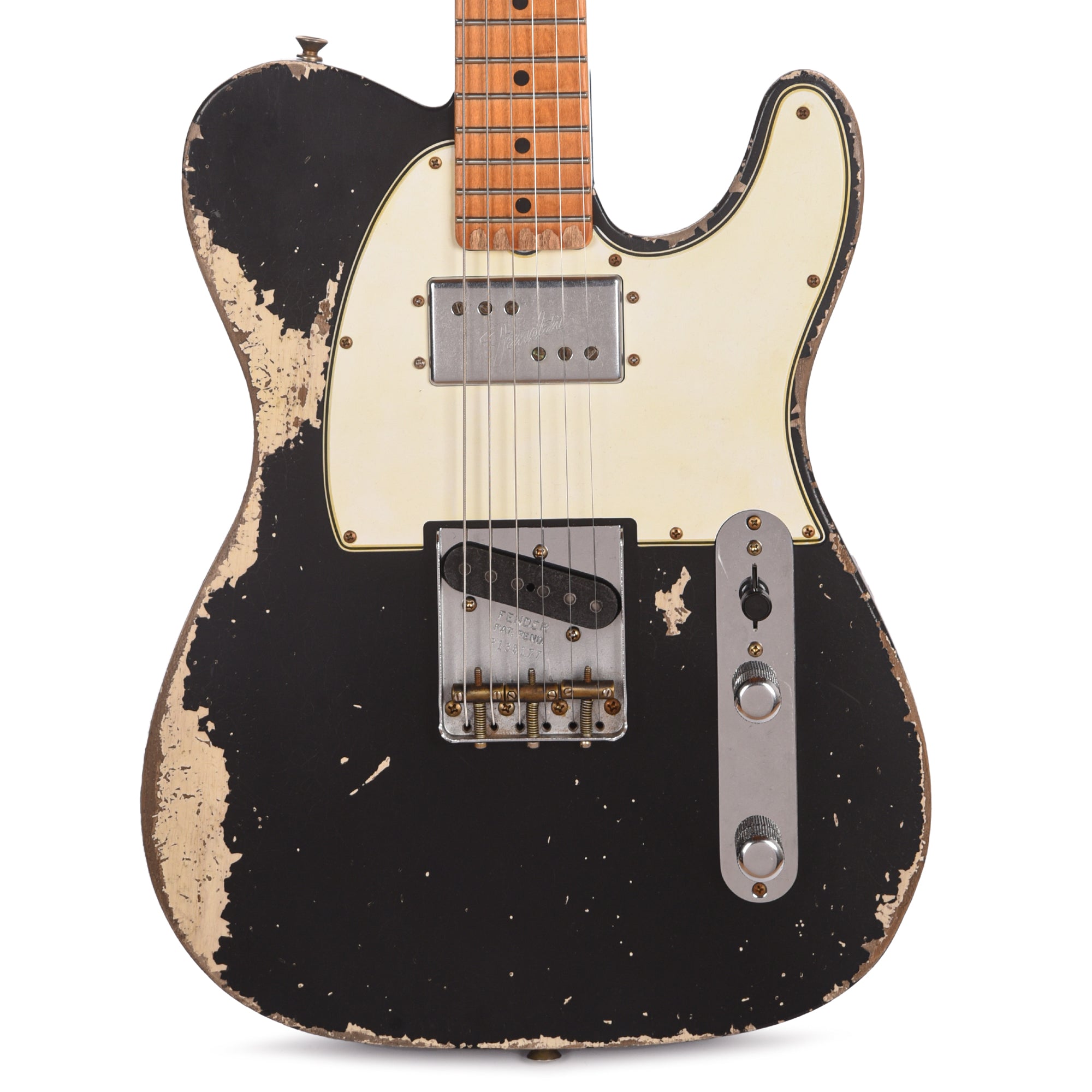 Fender Custom Shop 1974/51 Nocaster Heavy Relic Black/Nocaster Blonde Master Built by David Brown w/CuNiFe Humbucker