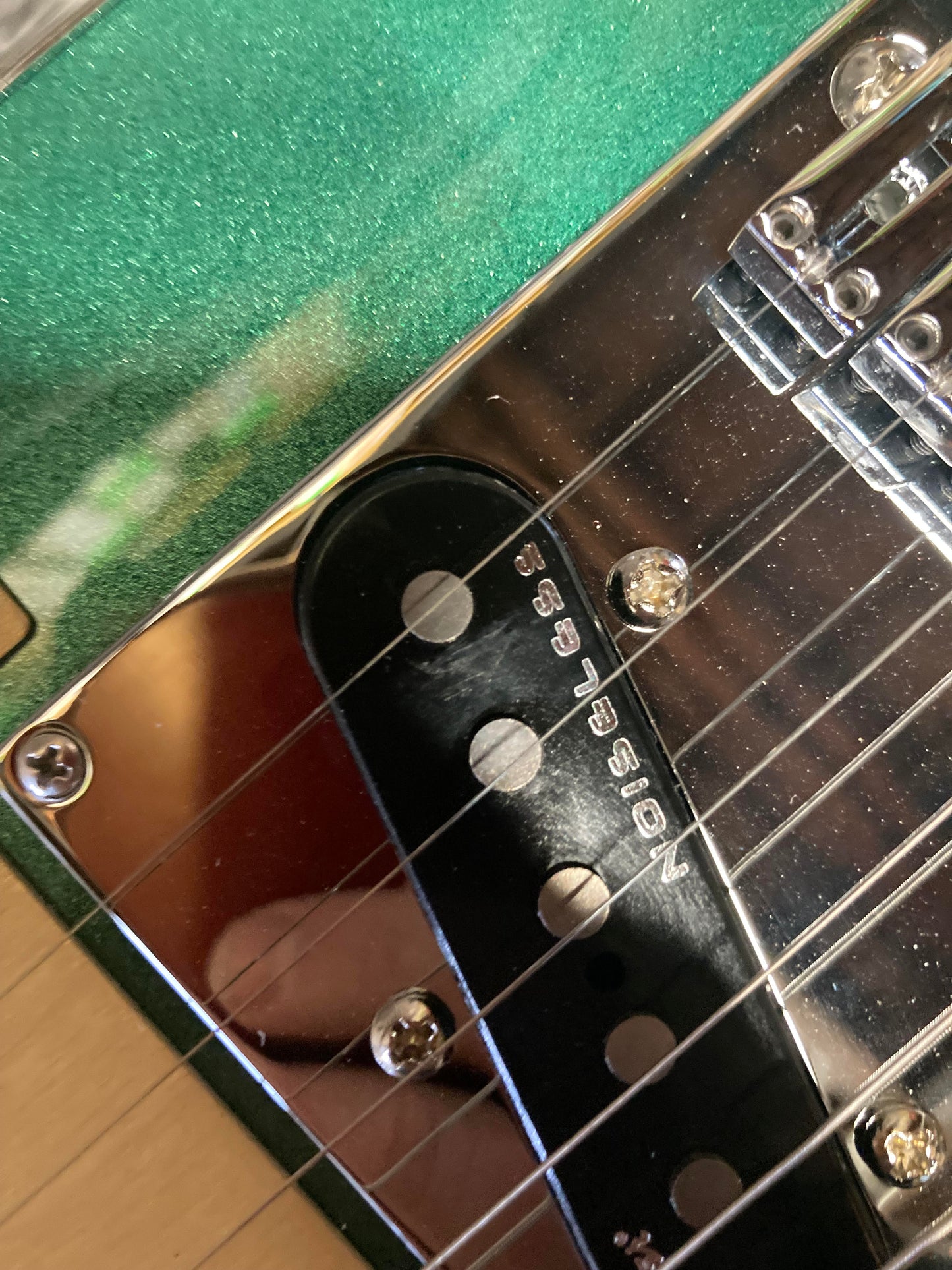 Fender American Ultra Telecaster Mystic Pine w/Ebony Fingerboard & Anodized Gold Pickguard