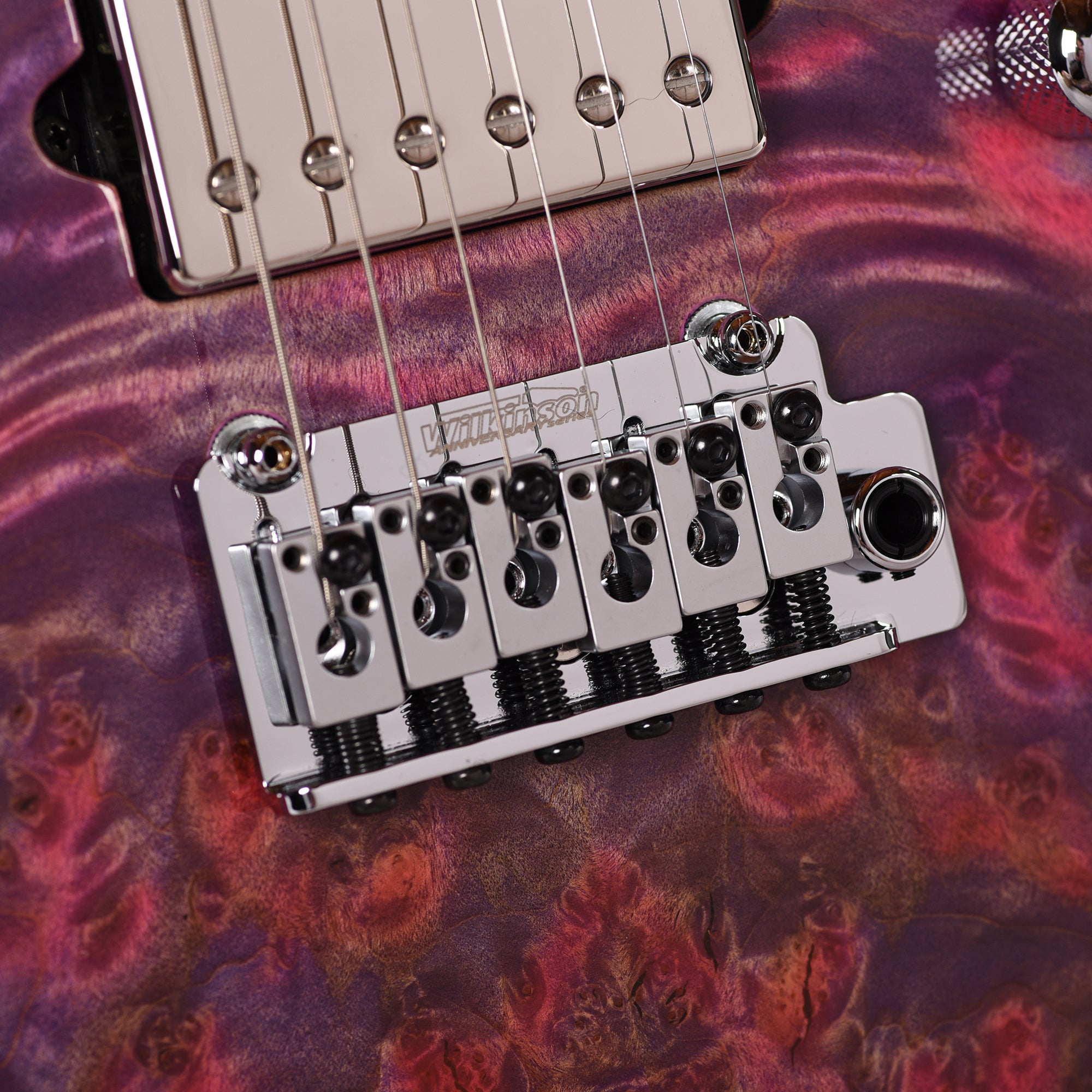 Suhr Custom Modern Pink Algae w/CME-Selected Burl Maple Top