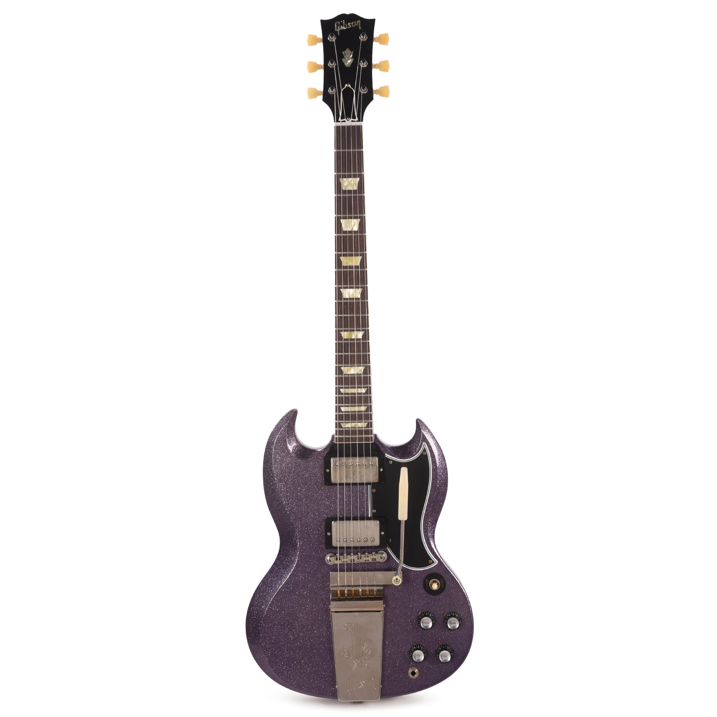 Gibson Custom Shop 1964 SG Standard Reissue "CME Spec" Antique Purple Sparkle Murphy Lab Ultra Light Aged w/Maestro Vibrola
