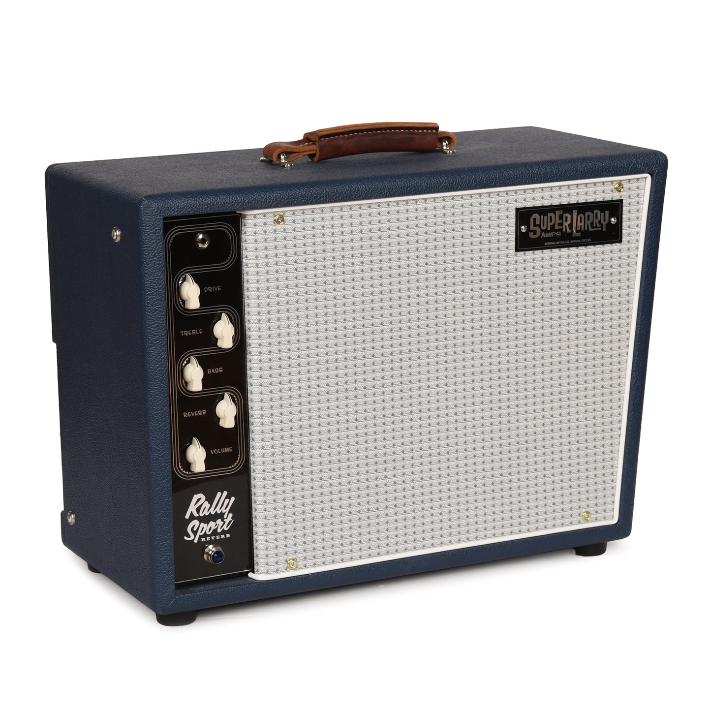 Super Larry Rally Sport Reverb 20w 1x12 Combo Amp Navy Blue