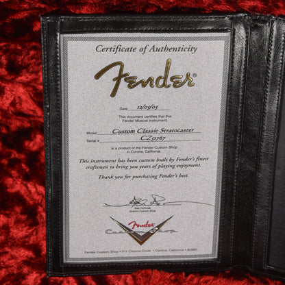 Fender Custom Shop Custom Classic Stratocaster Black 2005