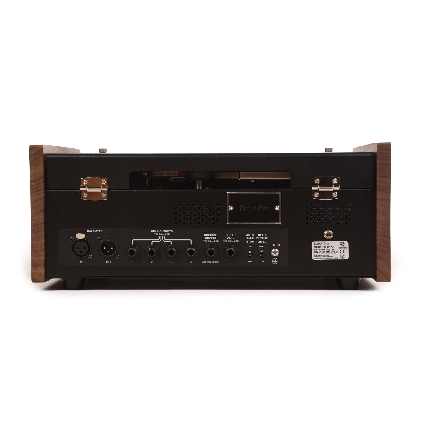 Echo Fix EF-X3 Wooden Chorus Echo w/BBD Analog Chorus & Spring Reverb Black