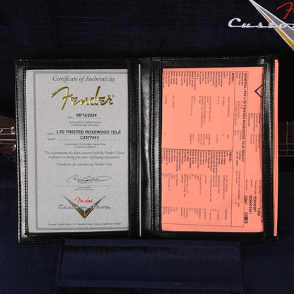 Fender Custom Shop Limited Edition Twisted Rosewood Telecaster NOS Natural