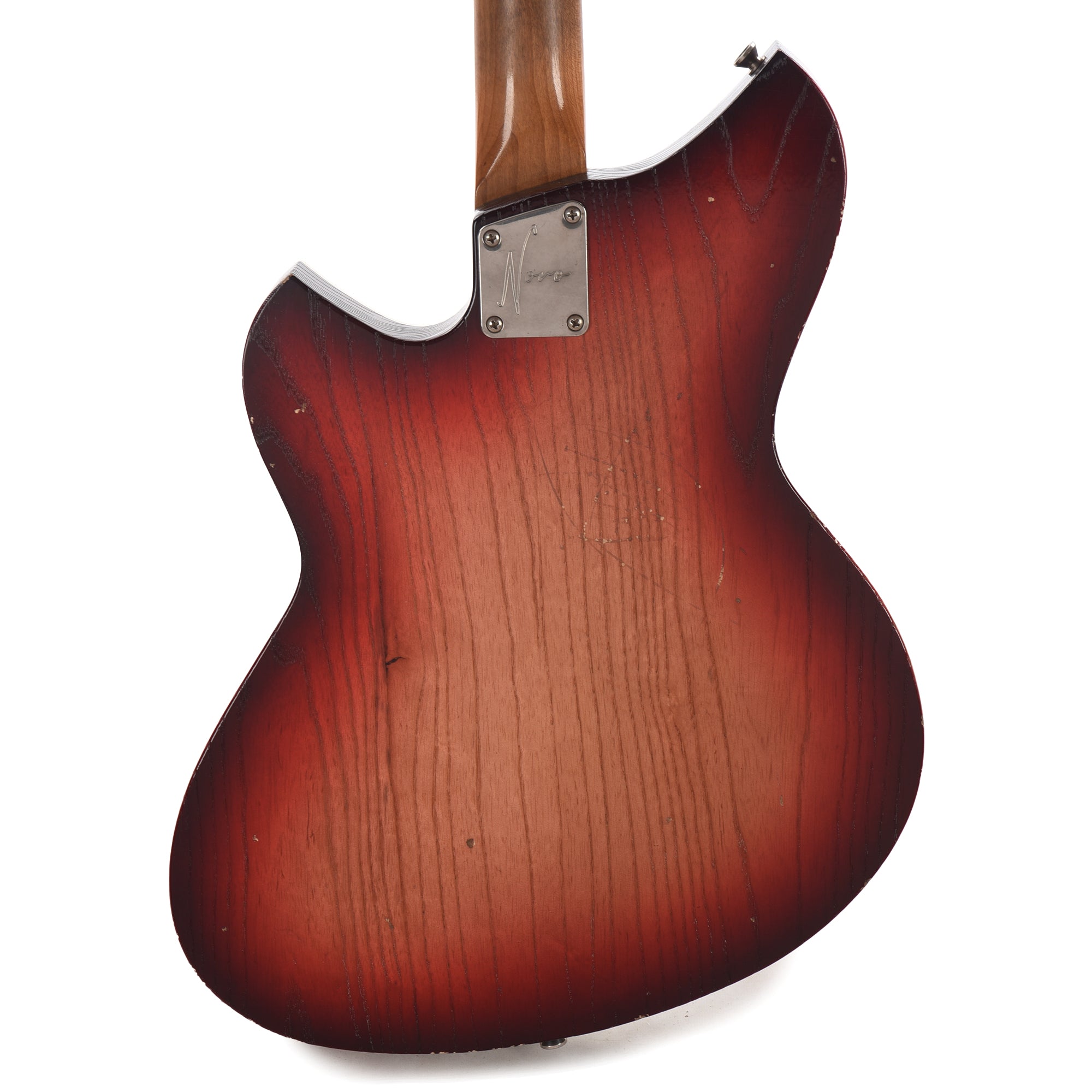 Novo Miris J Bonfire Slab Body Design & S Hole w/Fralin P-90s