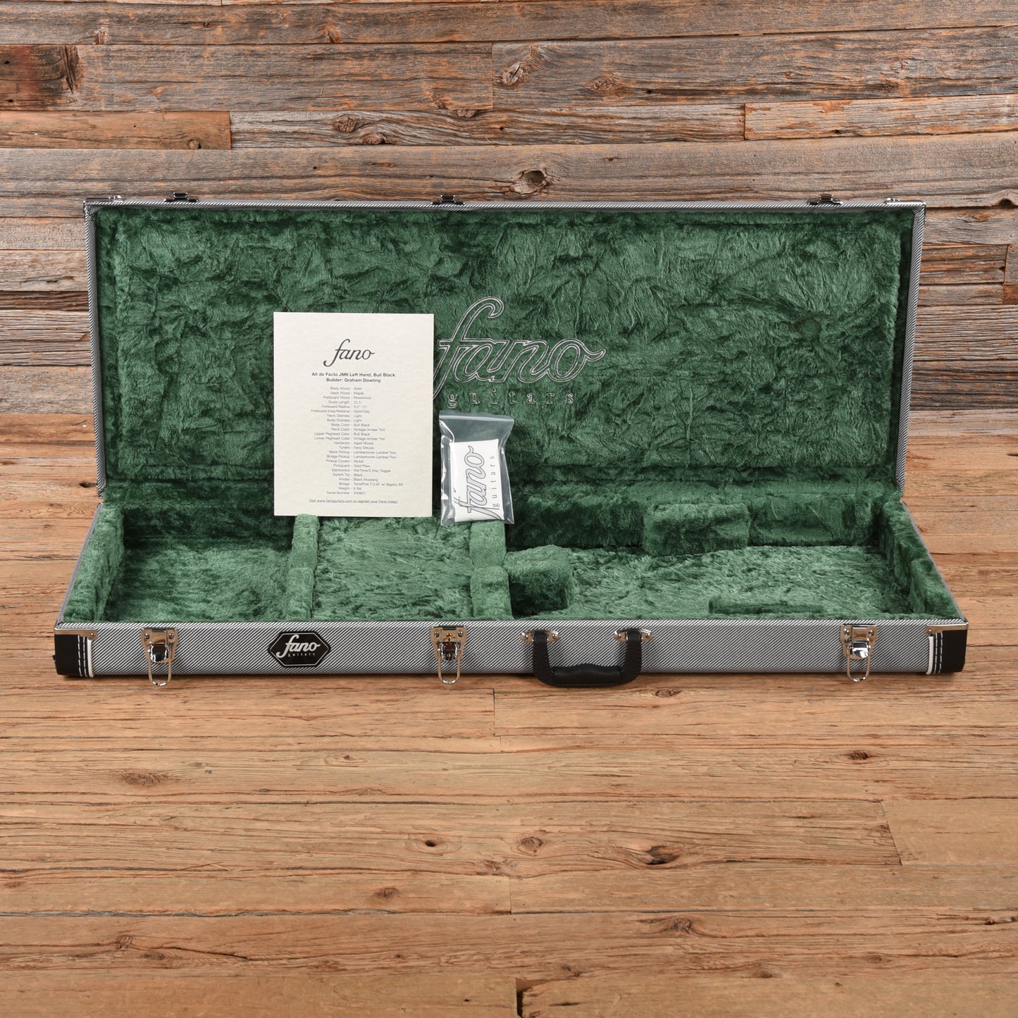 Fano Alt de Facto JM6 Black  LEFTY