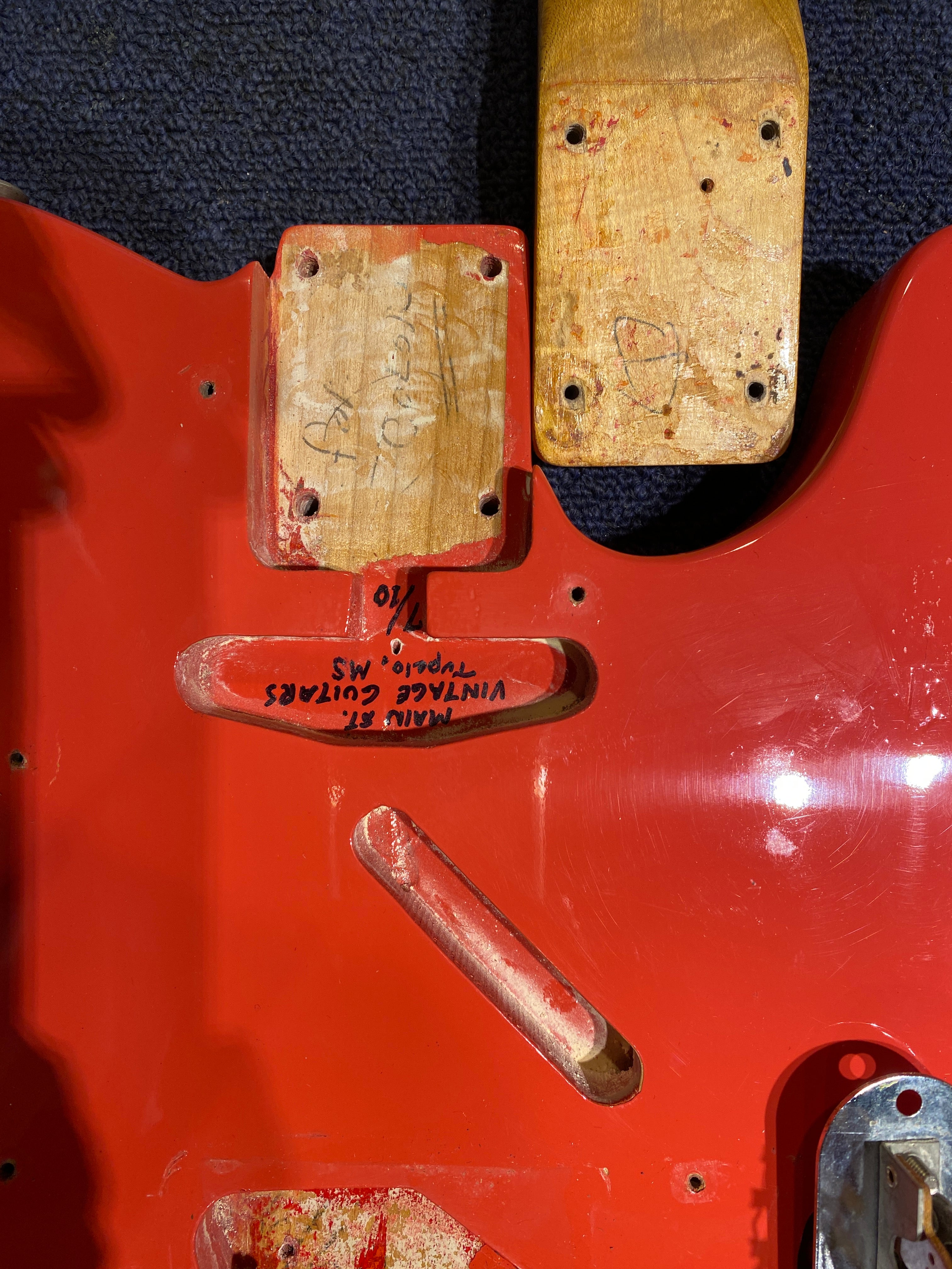 Fender Esquire Fiesta Red Refin 1960