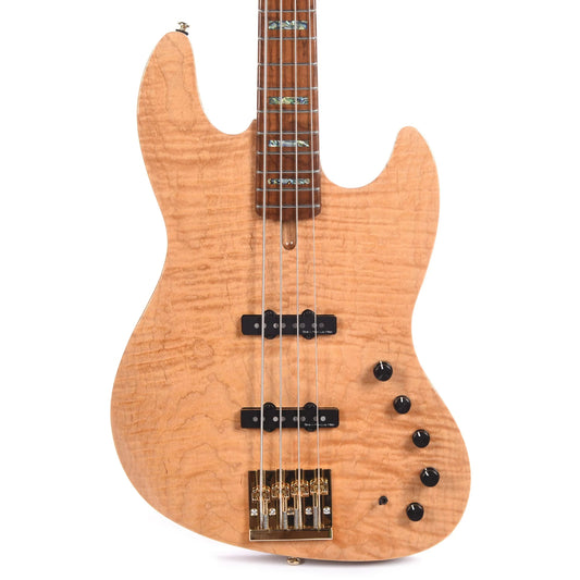 Sire Marcus Miller V10 DX Flame Maple/Swamp Ash 4-String Natural