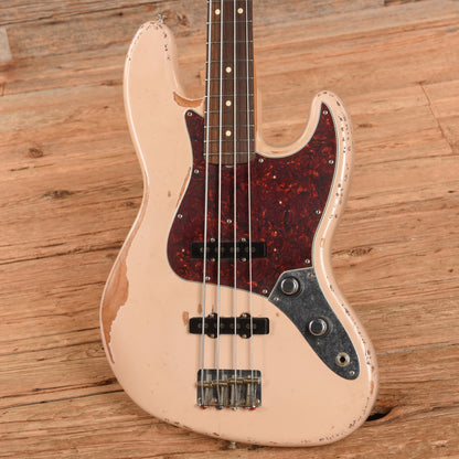 Fender Flea Artist Series Road Worn Signature Jazz Bass Shell Pink 2016