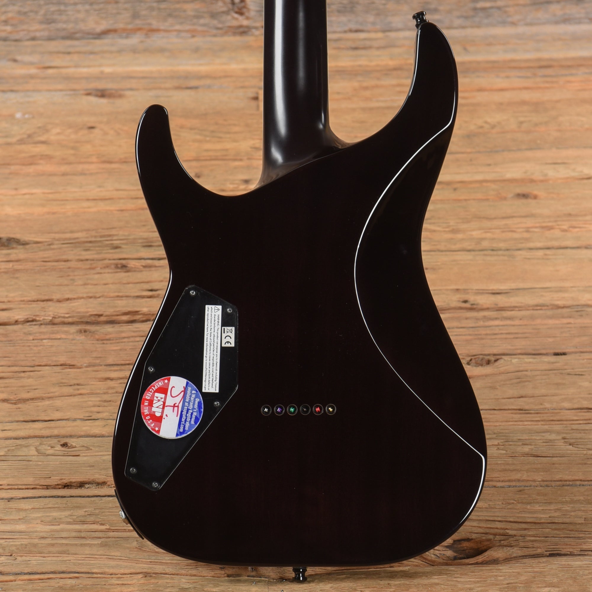 ESP E-II M-II Neck Through Natural Fade 2023