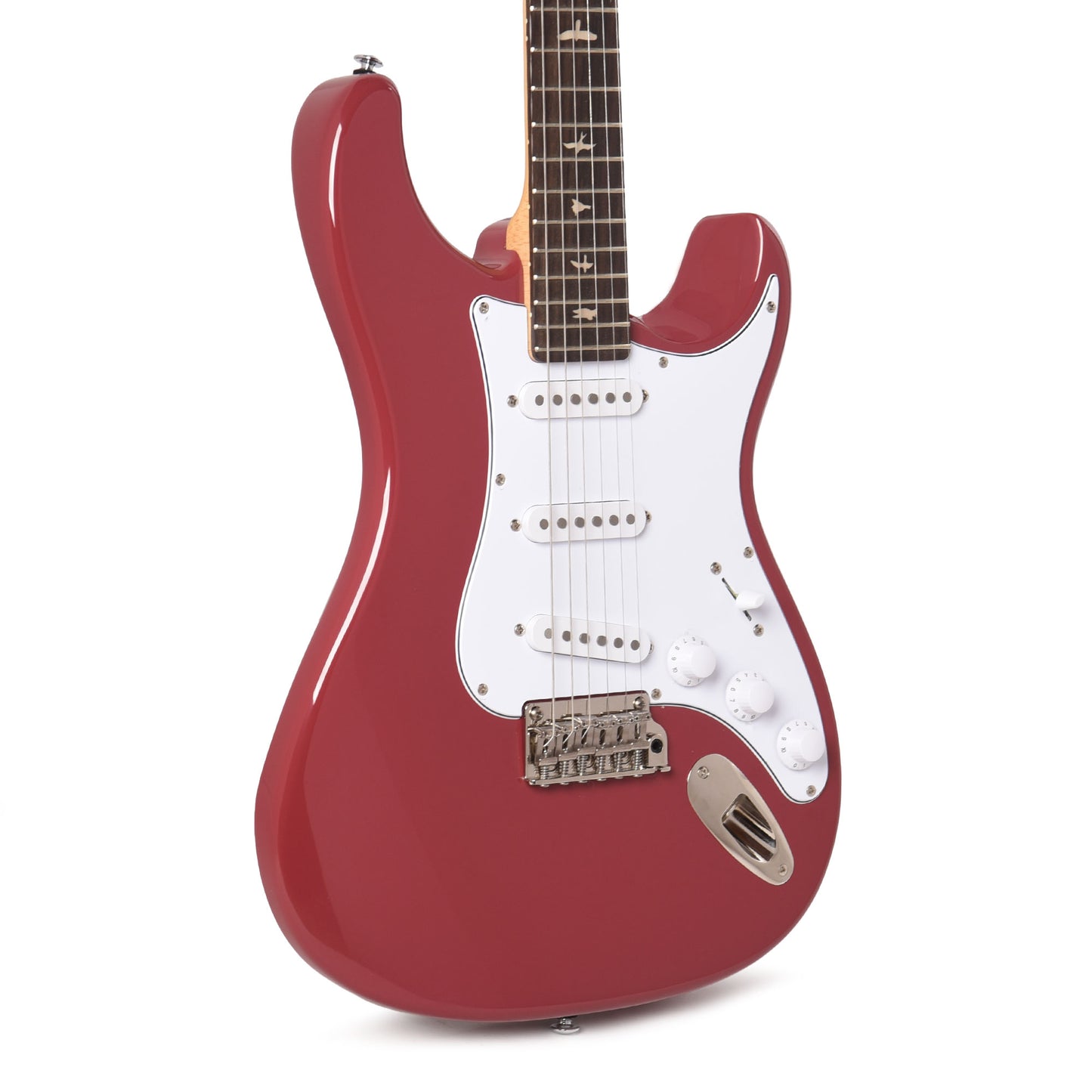 PRS SE Silver Sky Rosewood Derby Red