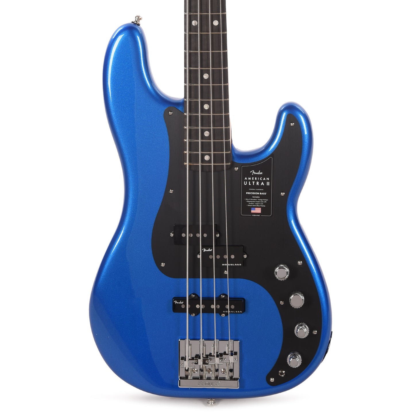 Fender American Ultra II Precision Bass Noble Blue