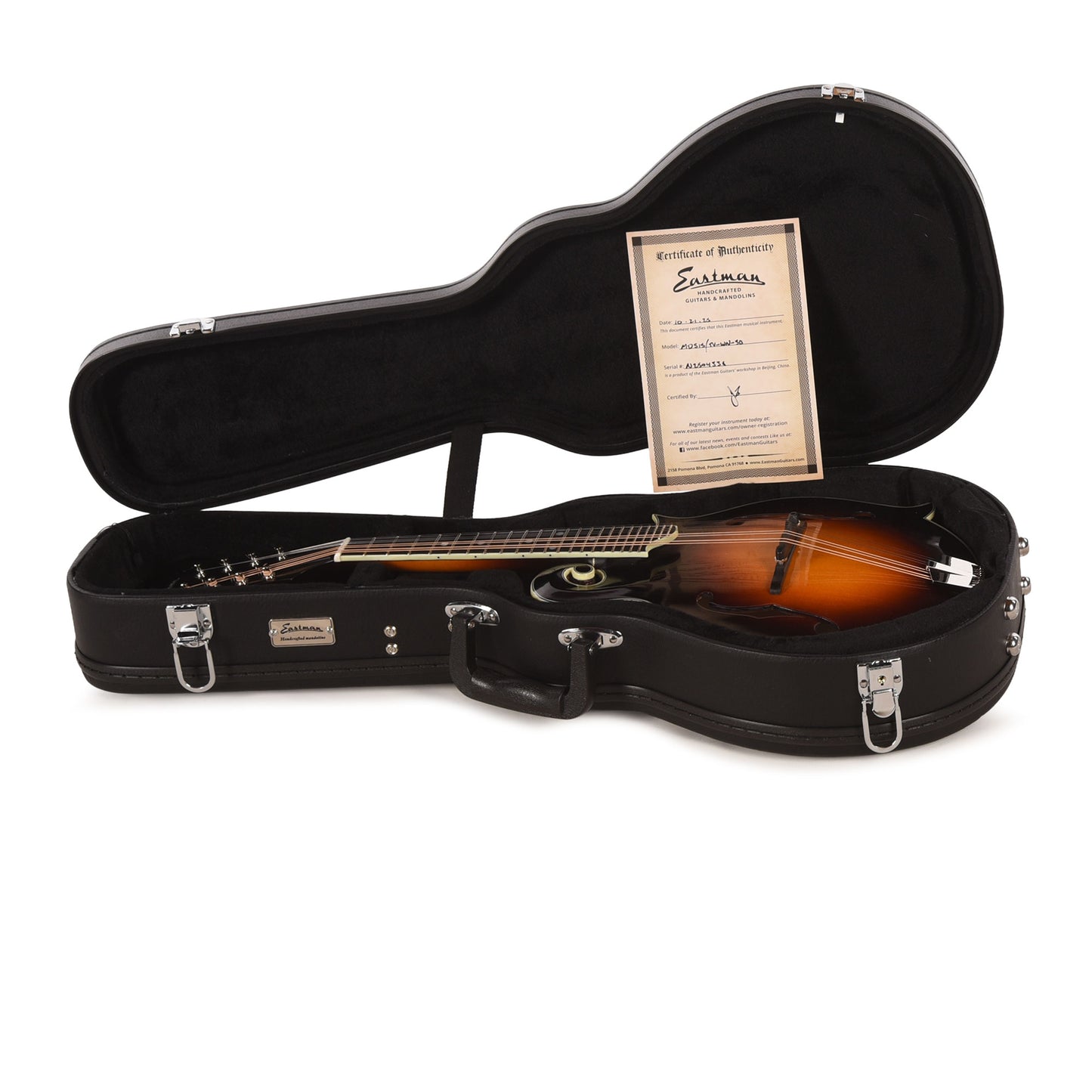 Eastman MD515/TV Spruce/Maple F-Style F-Hole Mandolin Vintage Sunburst Truetone Vintage Gloss